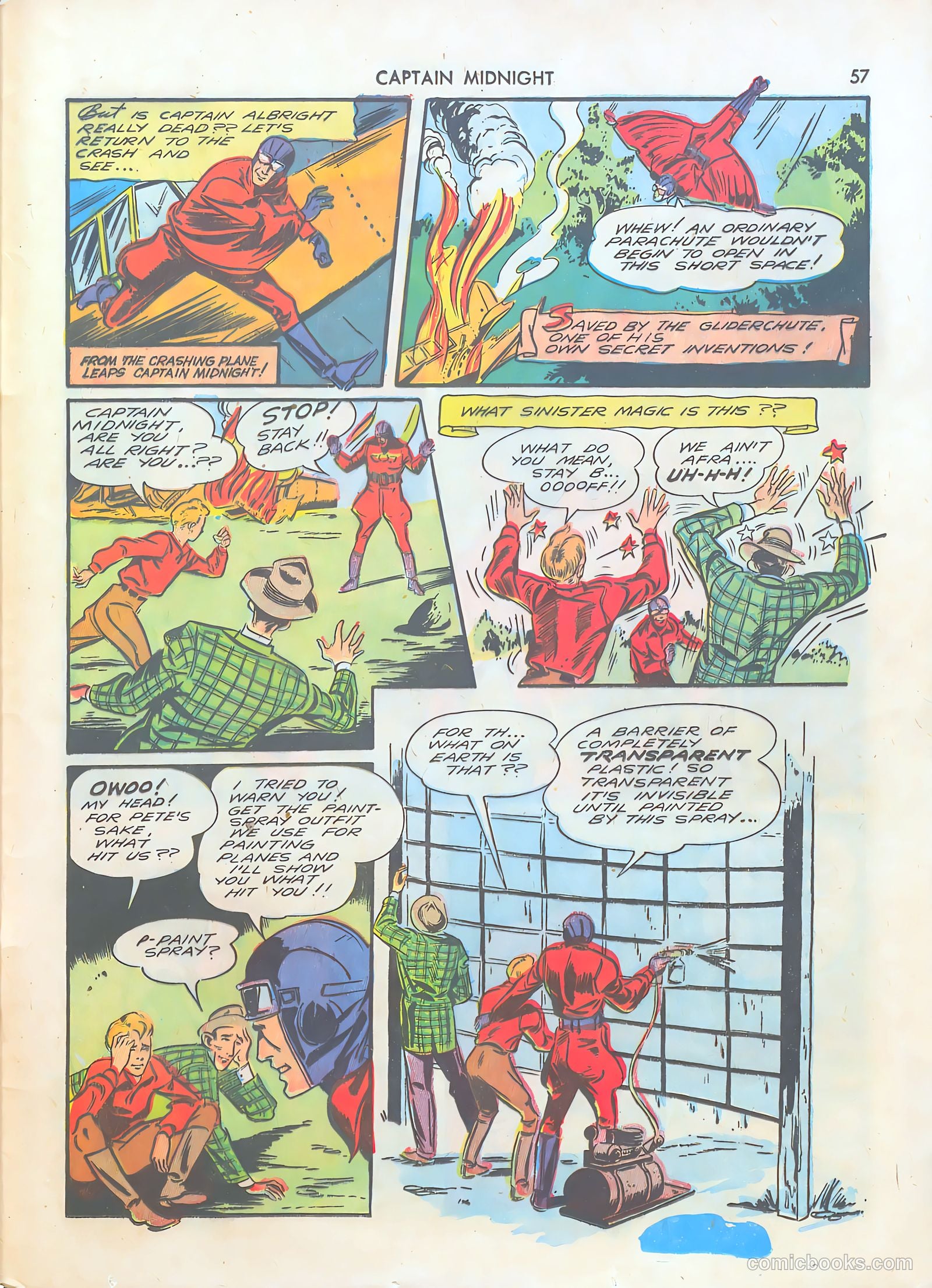 Captain Midnight #1 (1942) — page 57 of 60