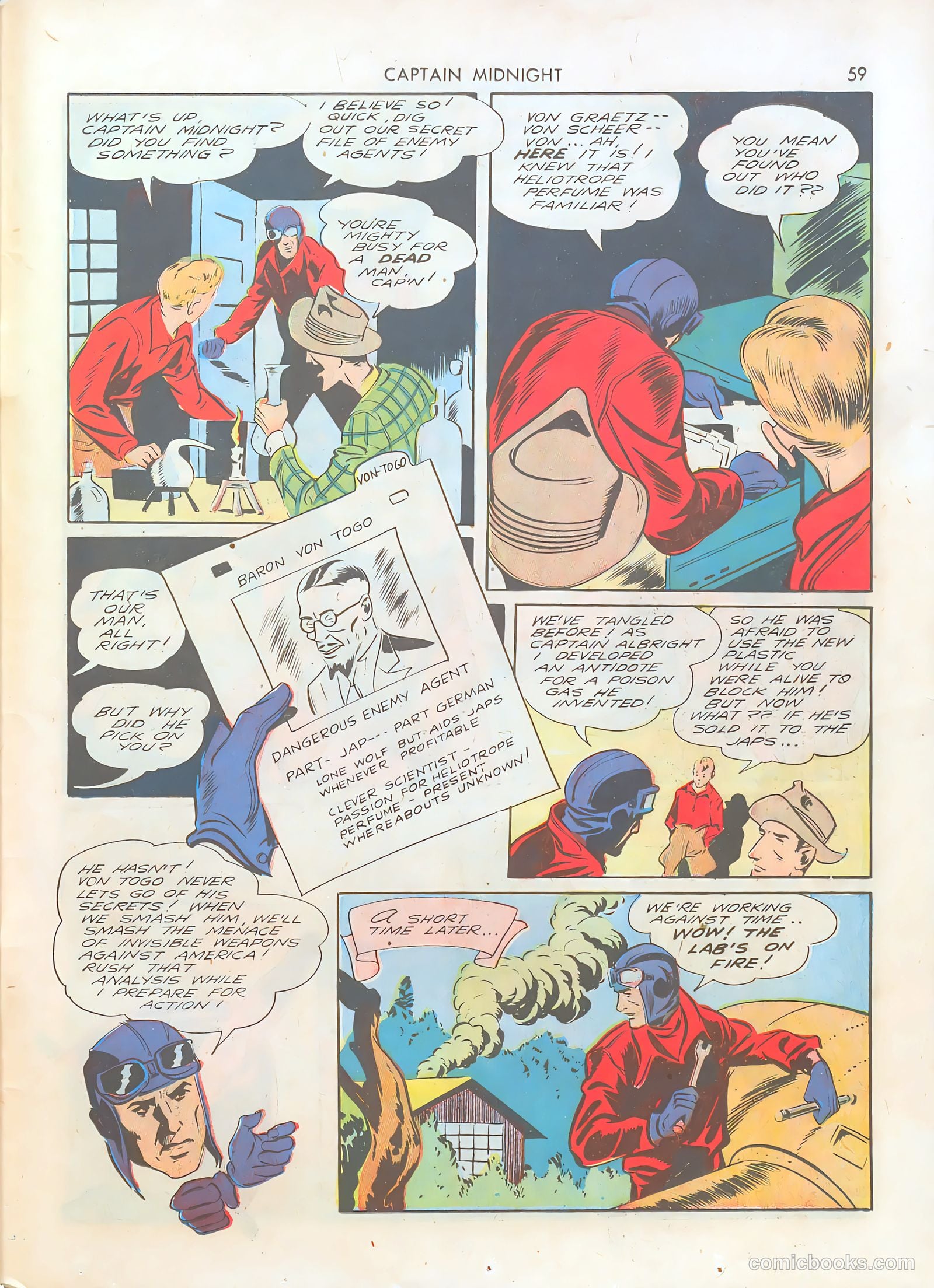 Captain Midnight #1 (1942) — page 59 of 60