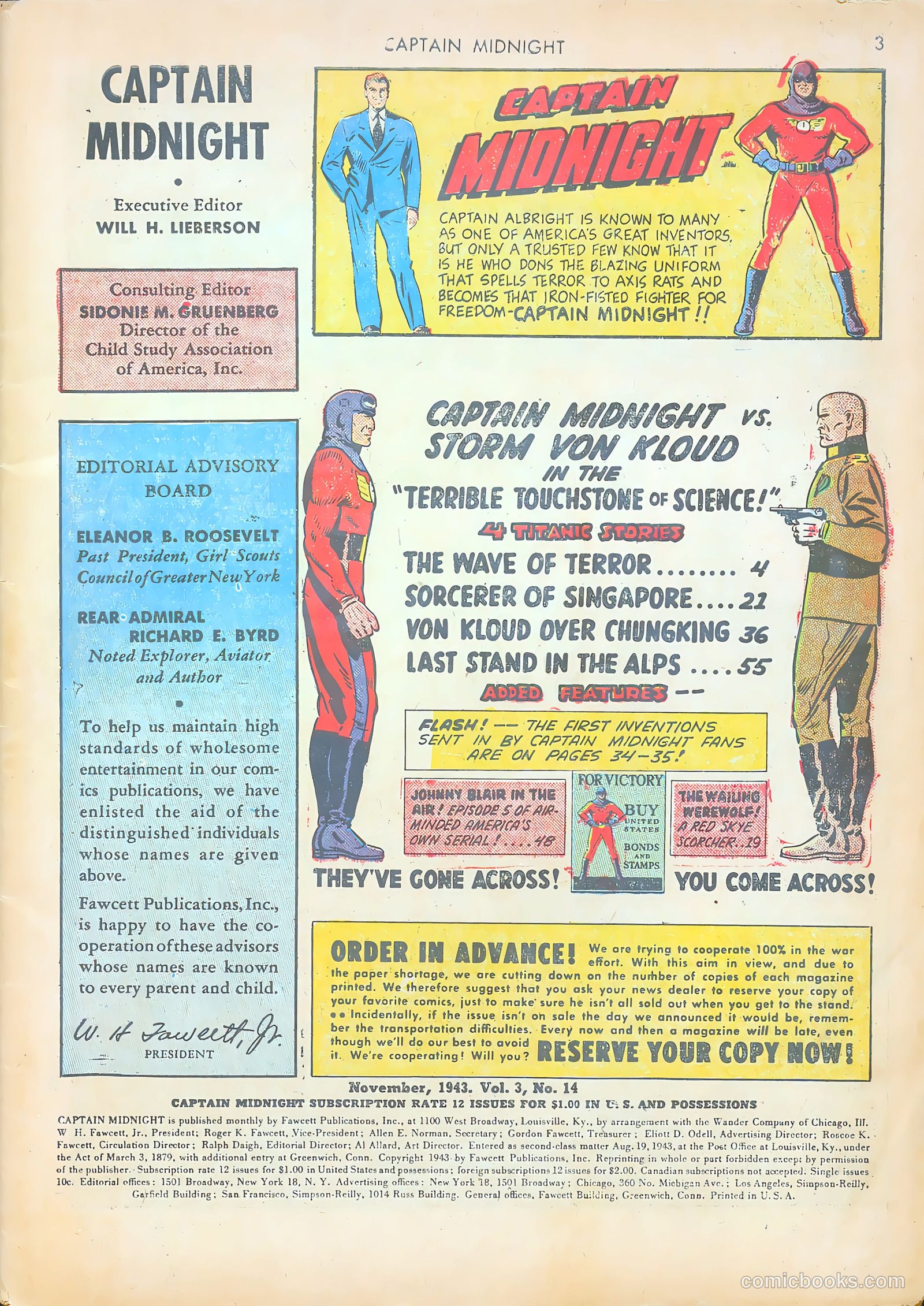 Captain Midnight #14 (1943) — page 3 of 66