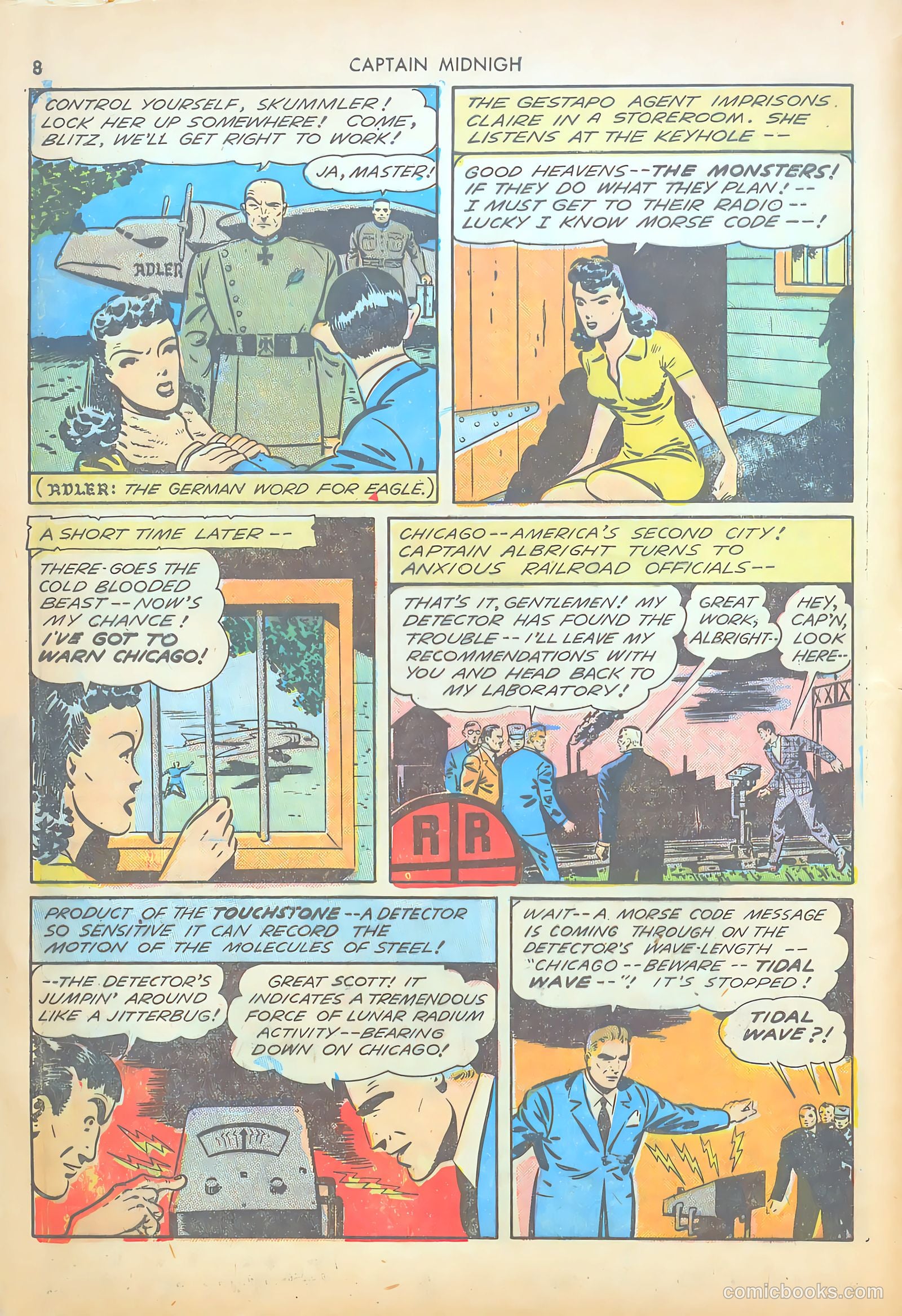 Captain Midnight #14 (1943) — page 8 of 66