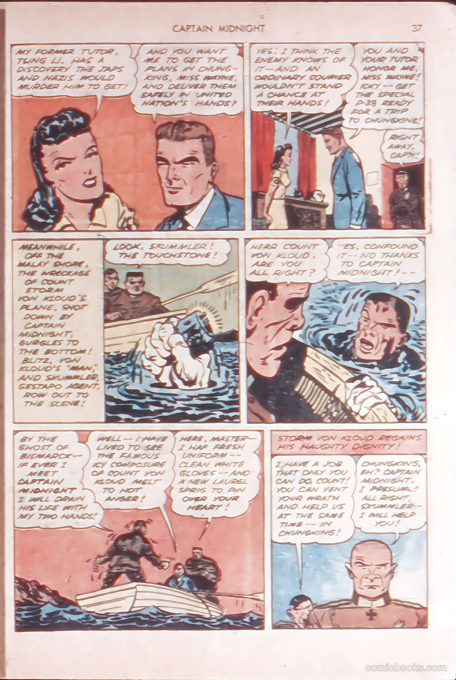 Captain Midnight #14 (1943) — page 35 of 66