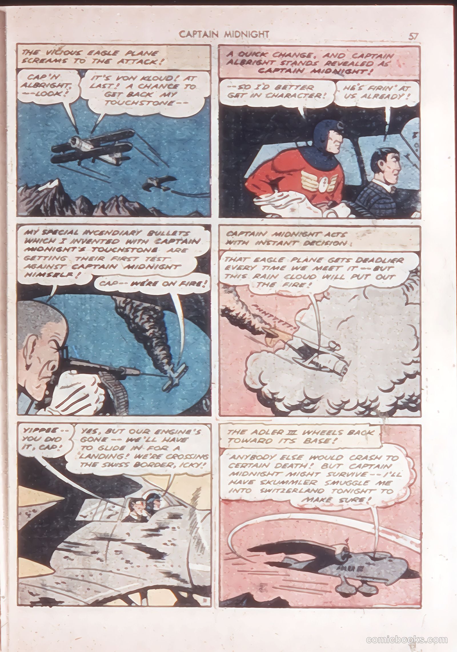 Captain Midnight #14 (1943) — page 55 of 66