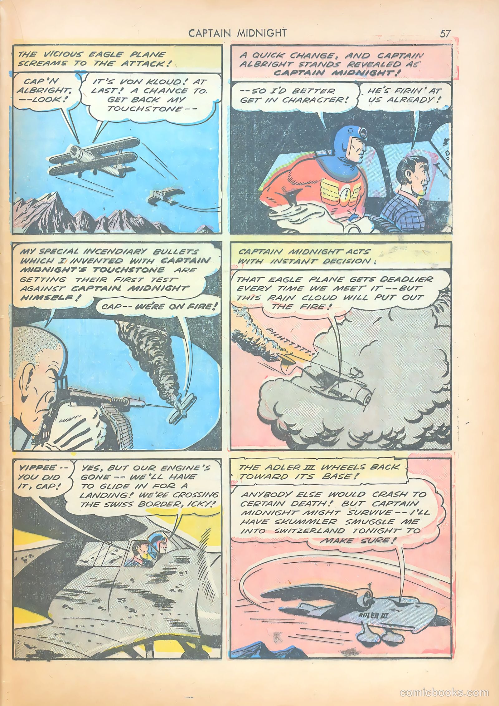 Captain Midnight #14 (1943) — page 56 of 66