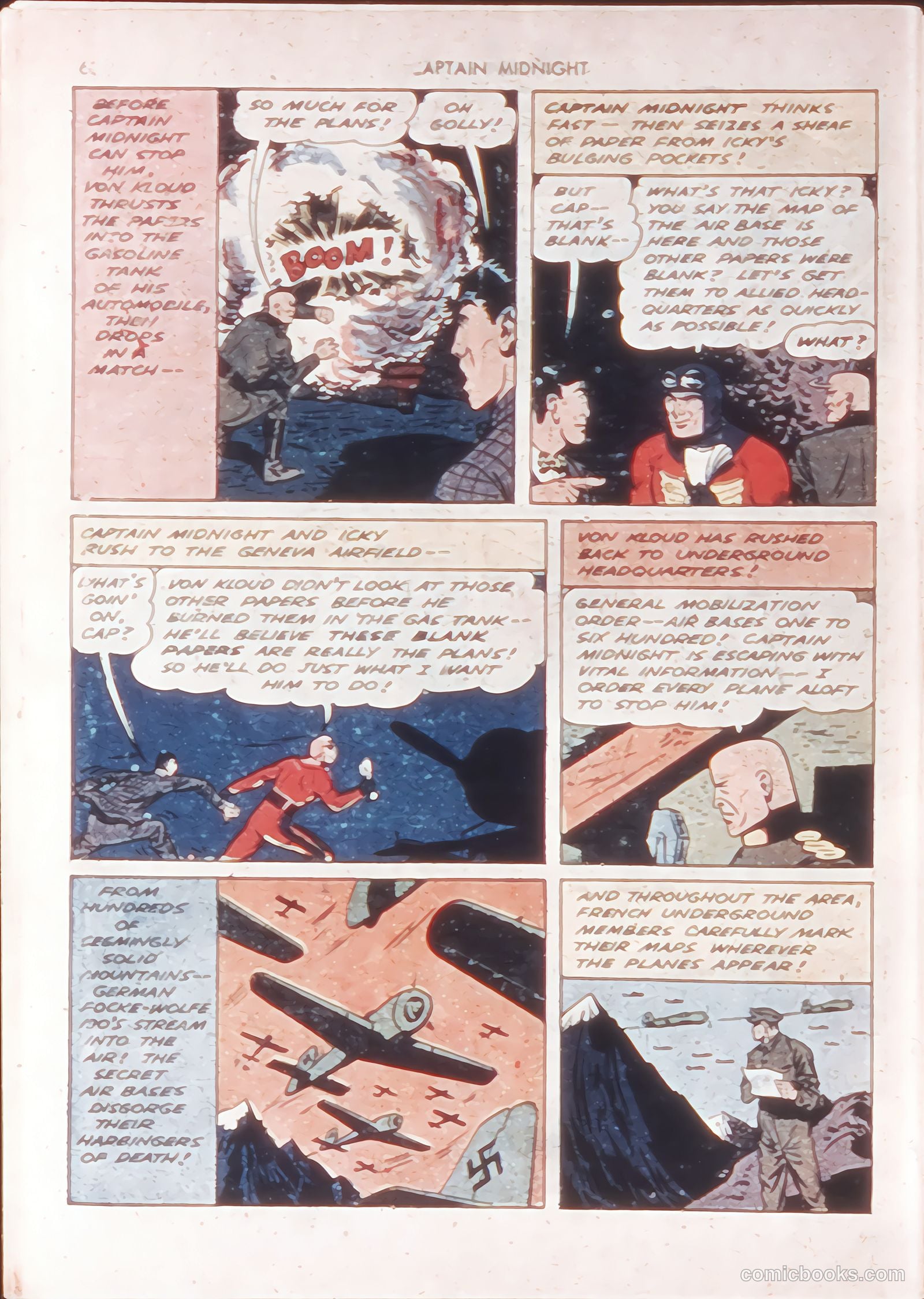 Captain Midnight #14 (1943) — page 60 of 66
