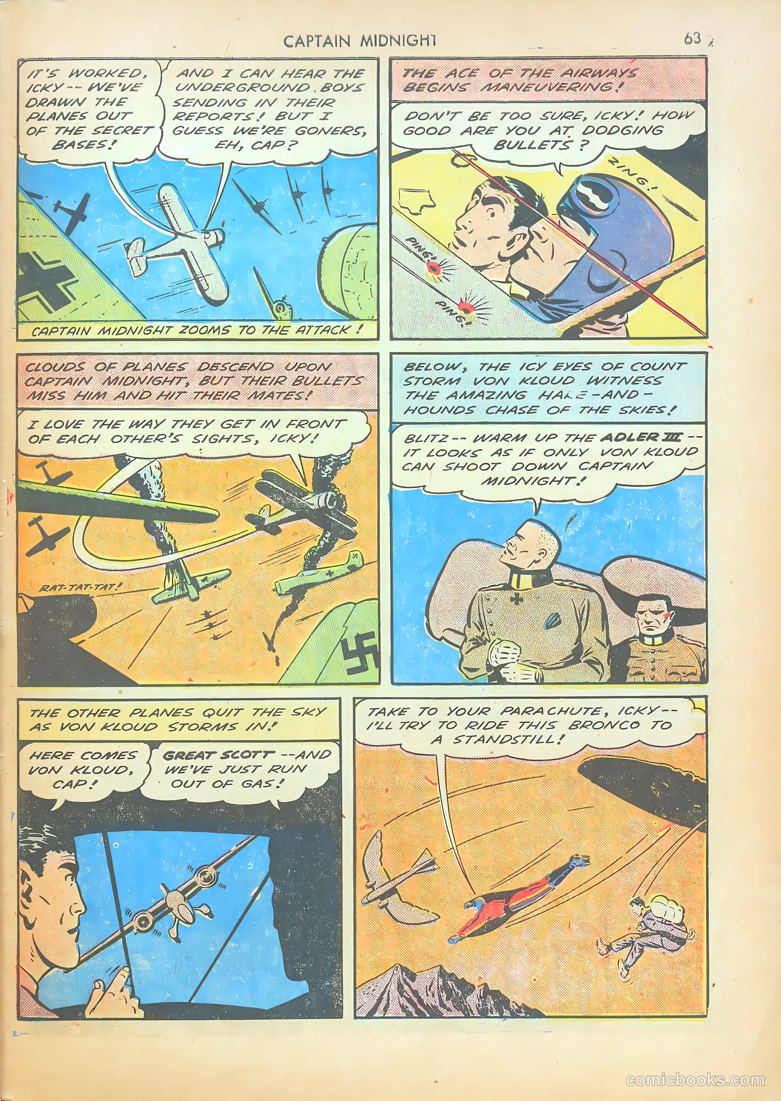 Captain Midnight #14 (1943) — page 62 of 66