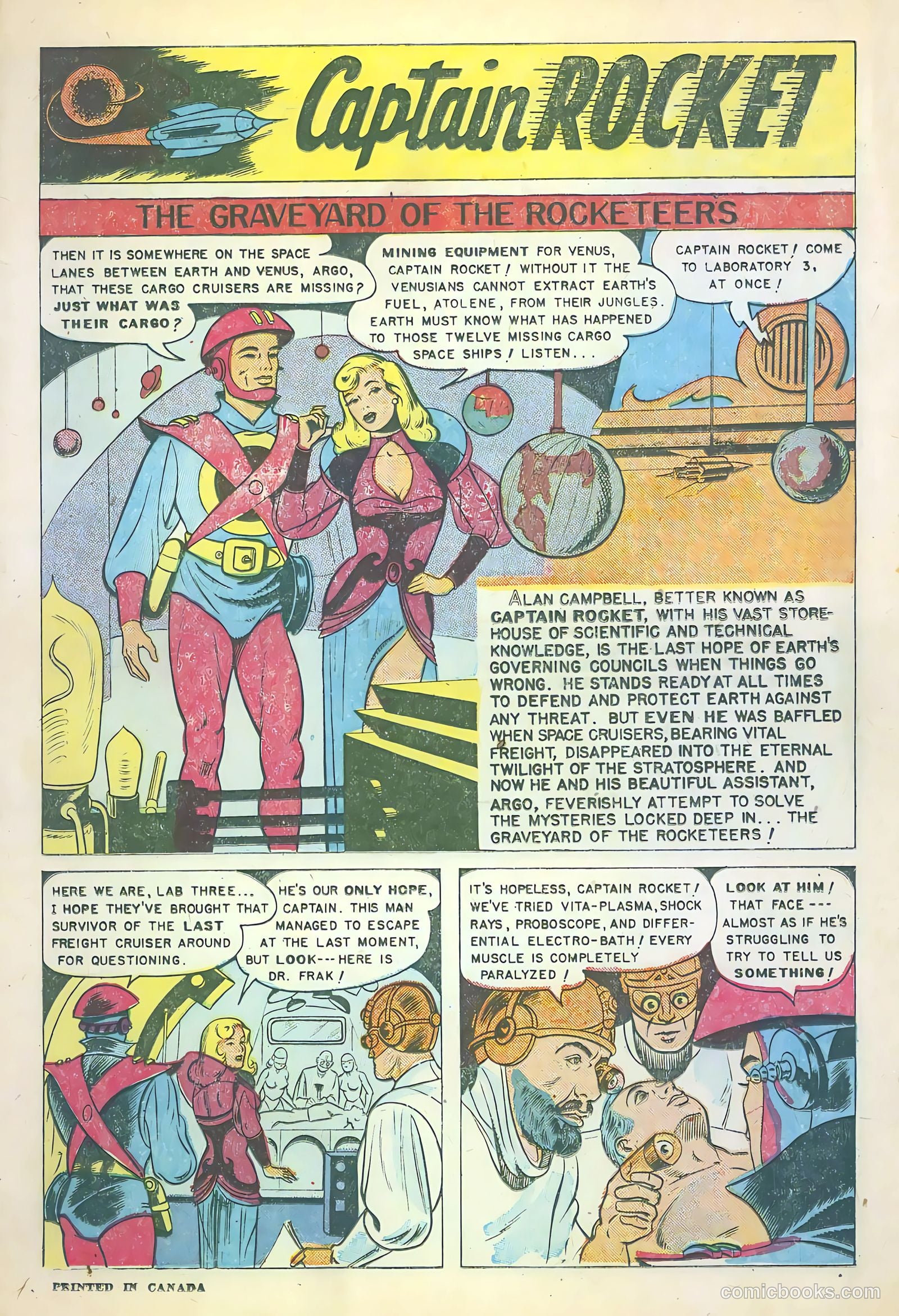 Captain Rocket #1 (1951) — page 3