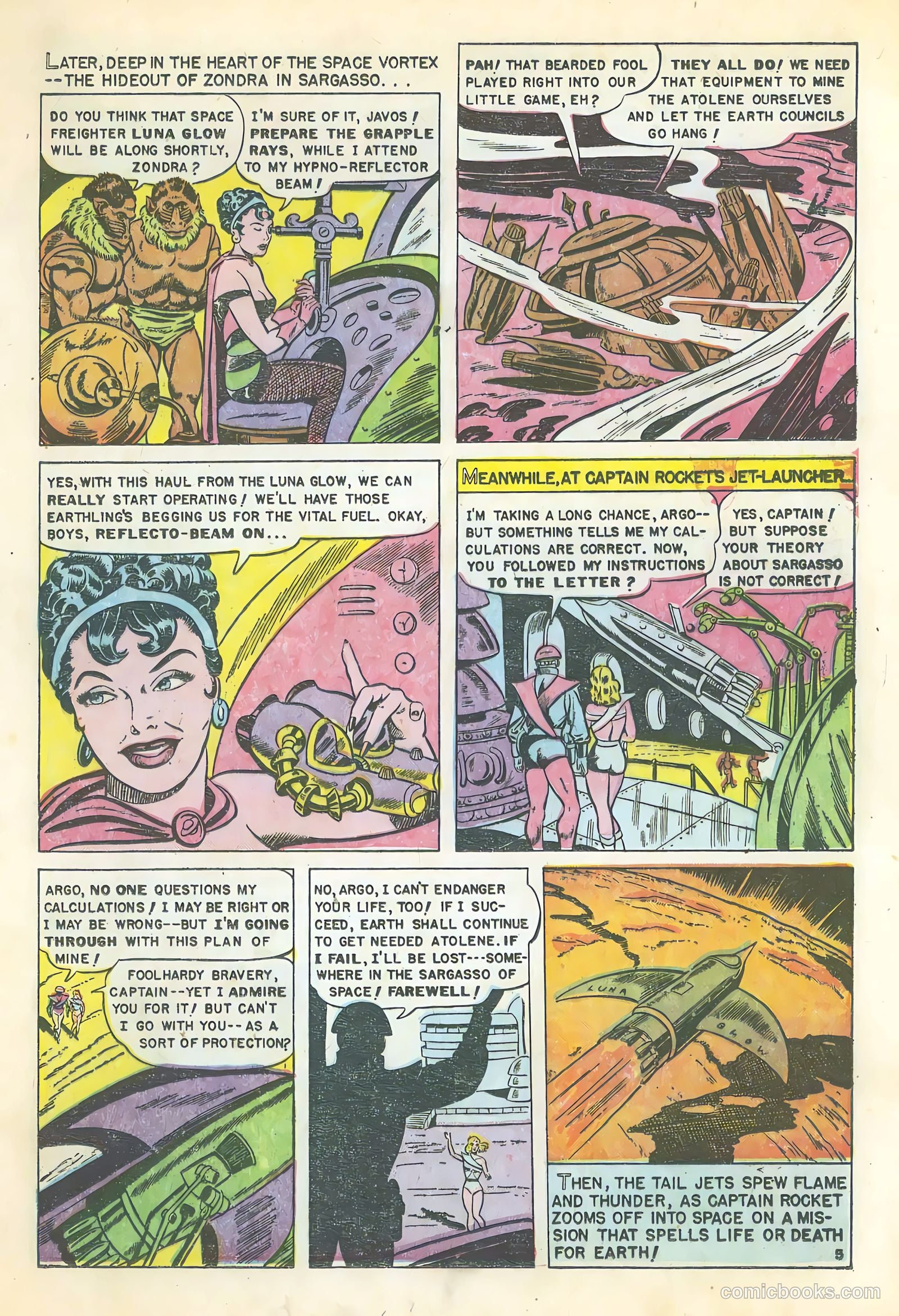Captain Rocket #1 (1951) — page 7