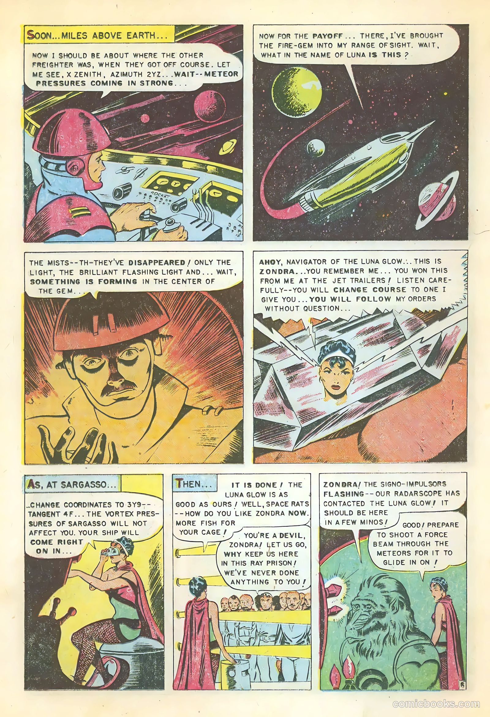 Captain Rocket #1 (1951) — page 8