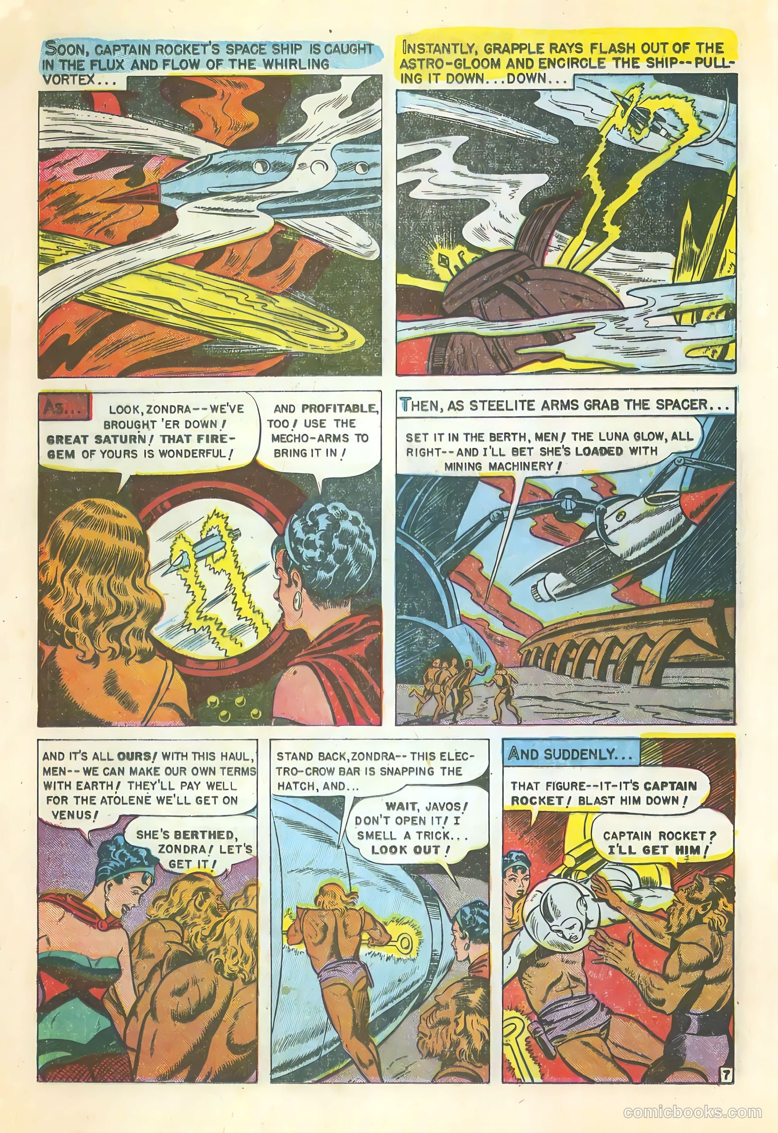Captain Rocket #1 (1951) — page 9