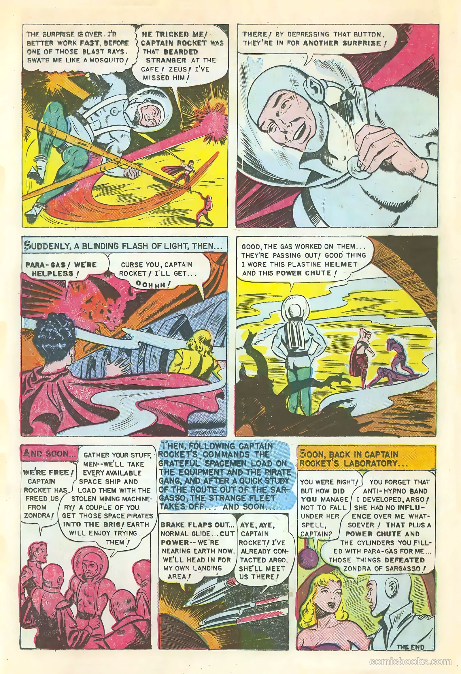 Captain Rocket #1 (1951) — page 10