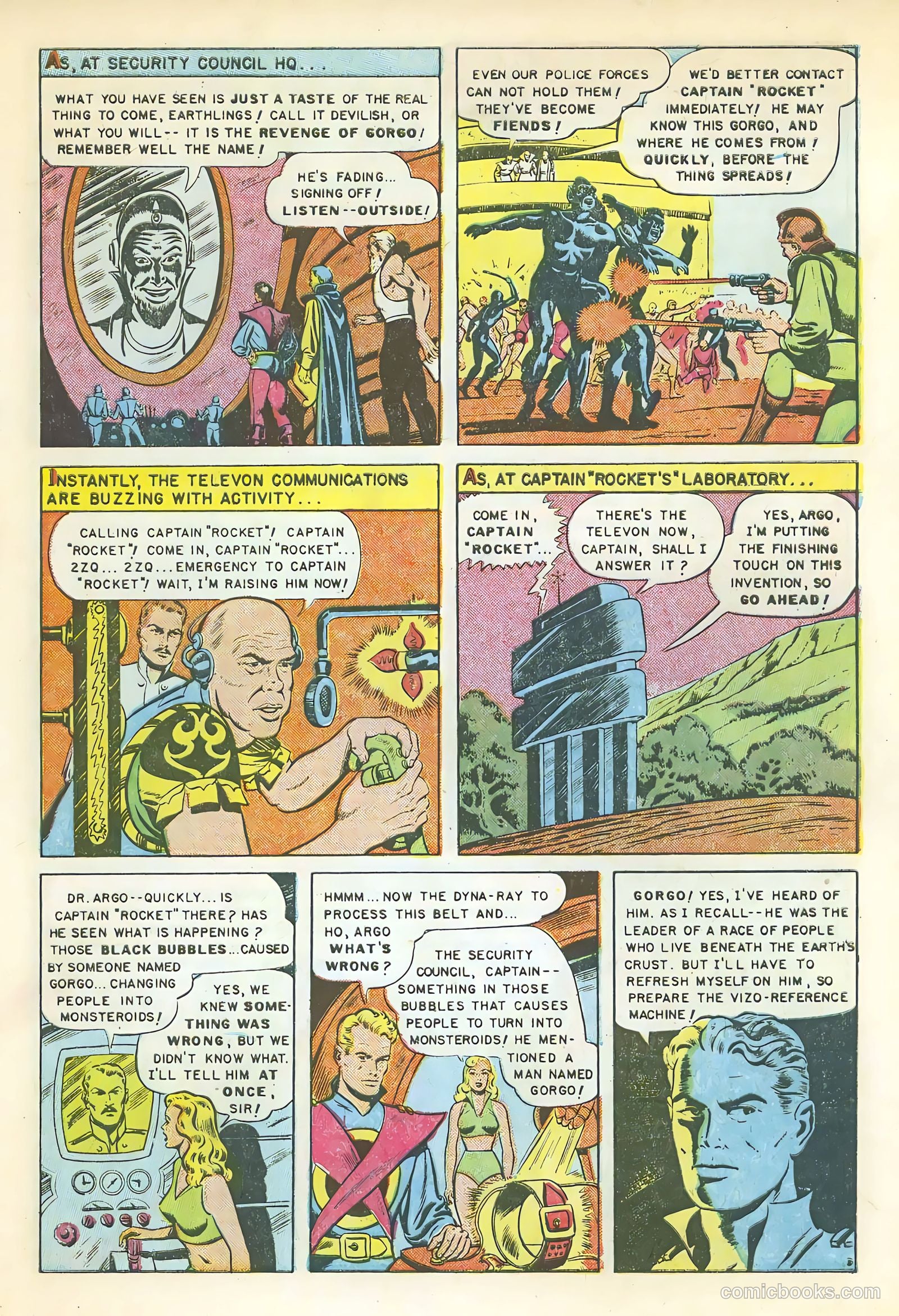 Captain Rocket #1 (1951) — page 13