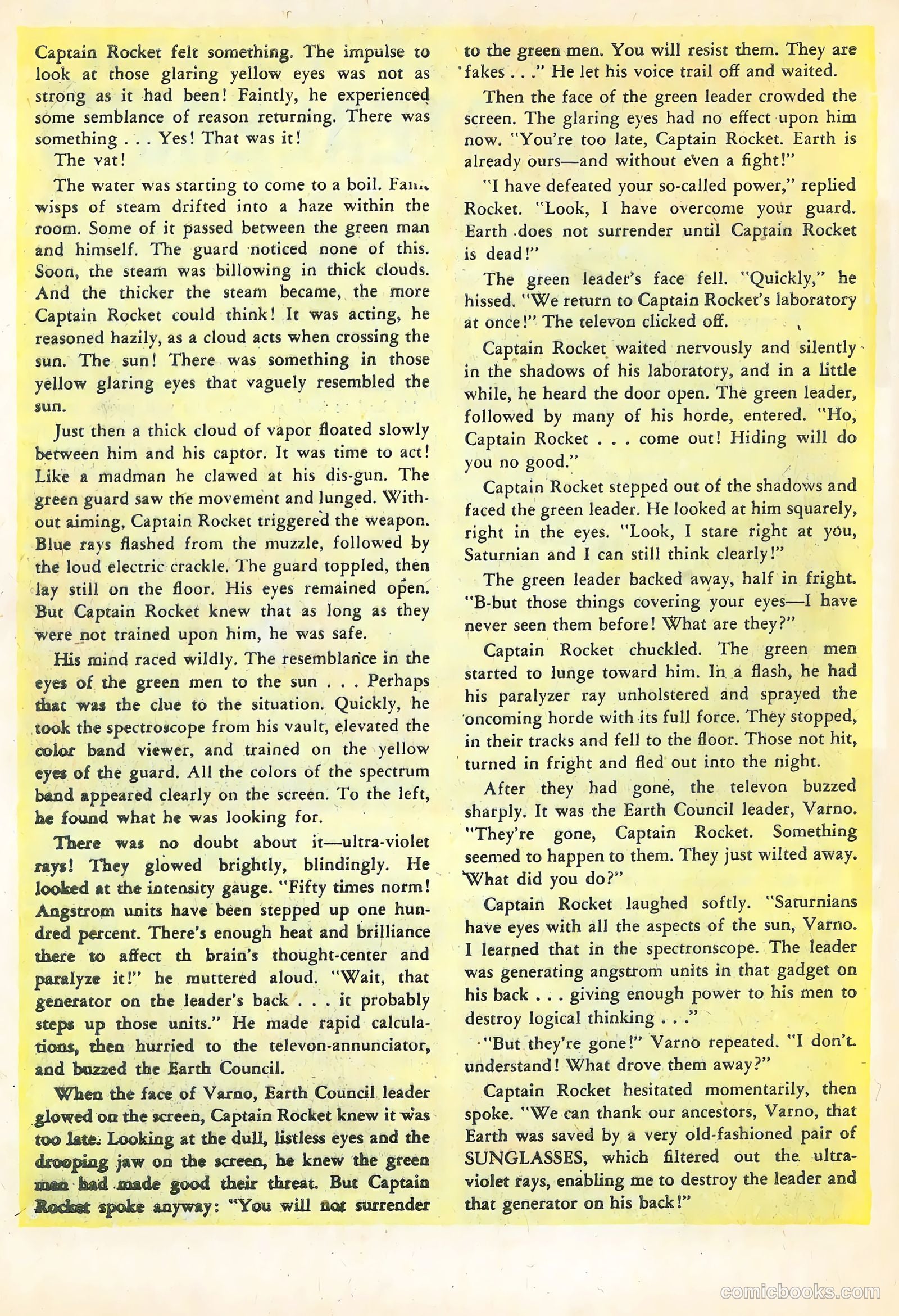 Captain Rocket #1 (1951) — page 20
