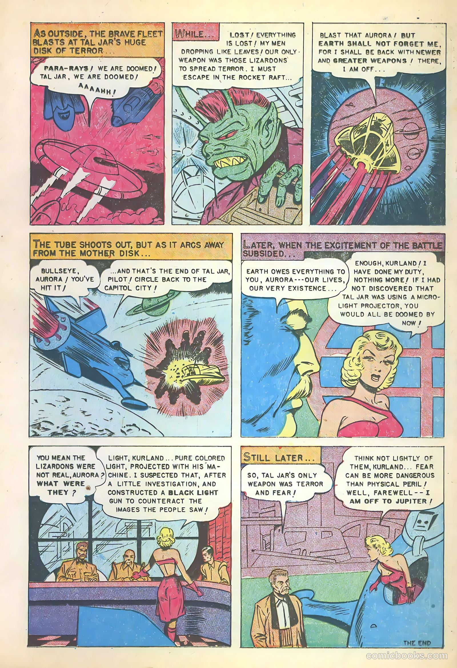 Captain Rocket #1 (1951) — page 34