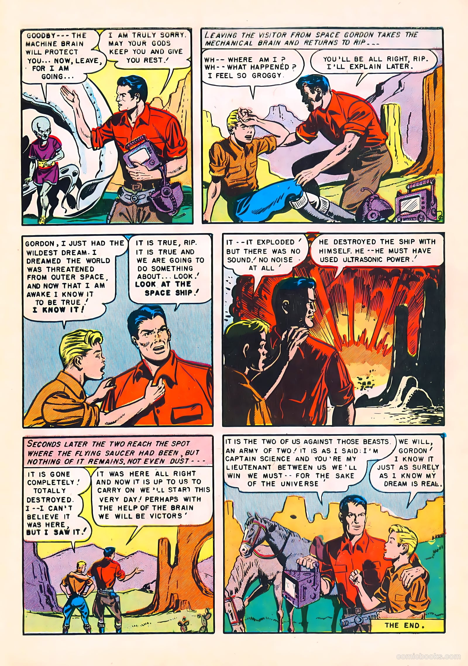 Captain Science #1 (1950) — page 9