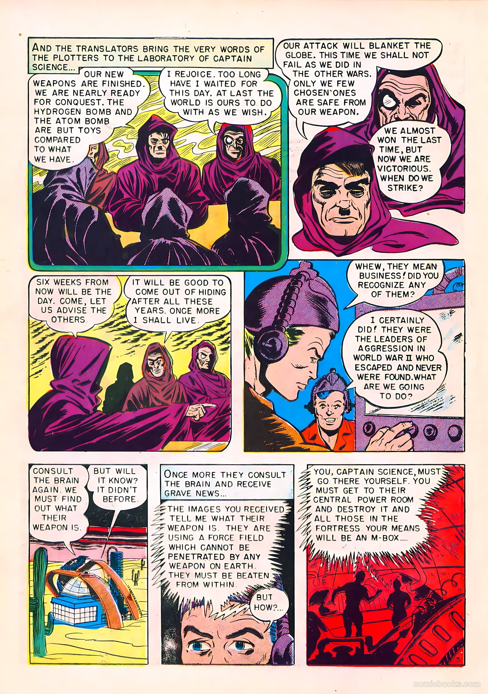Captain Science #1 (1950) — page 12
