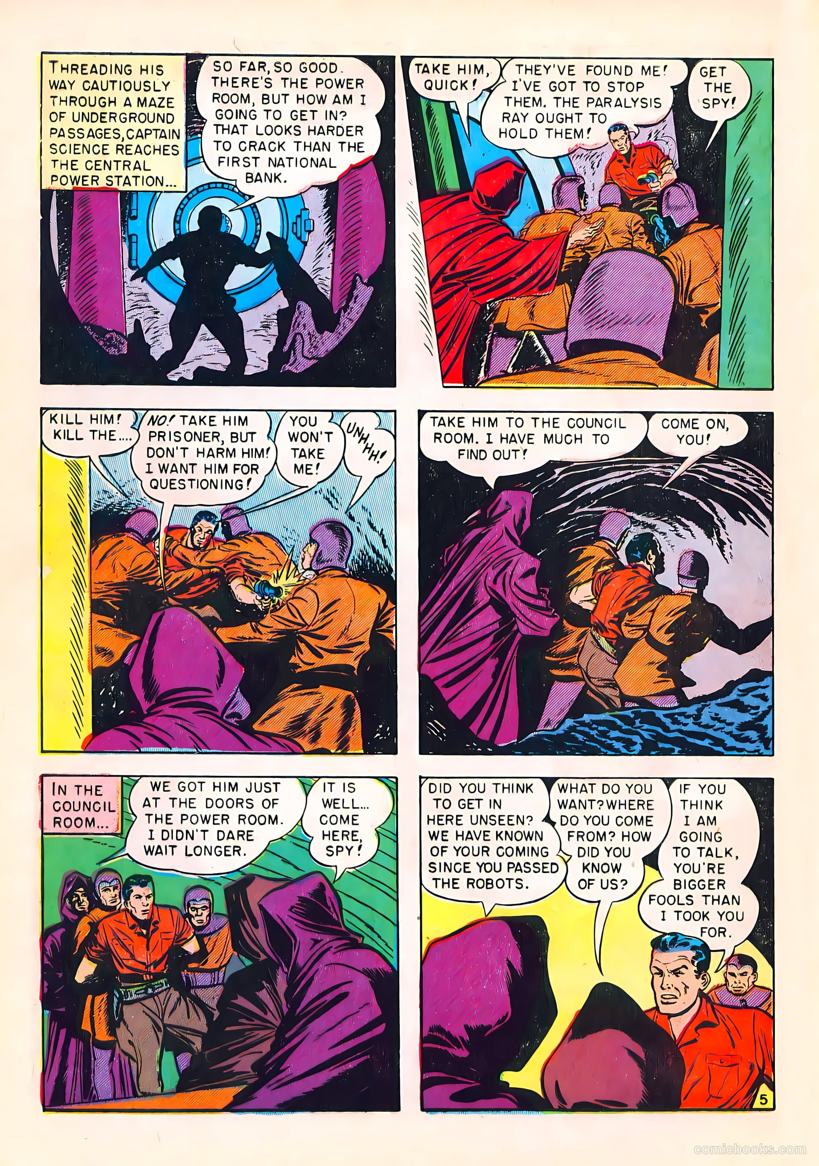 Captain Science #1 (1950) — page 14