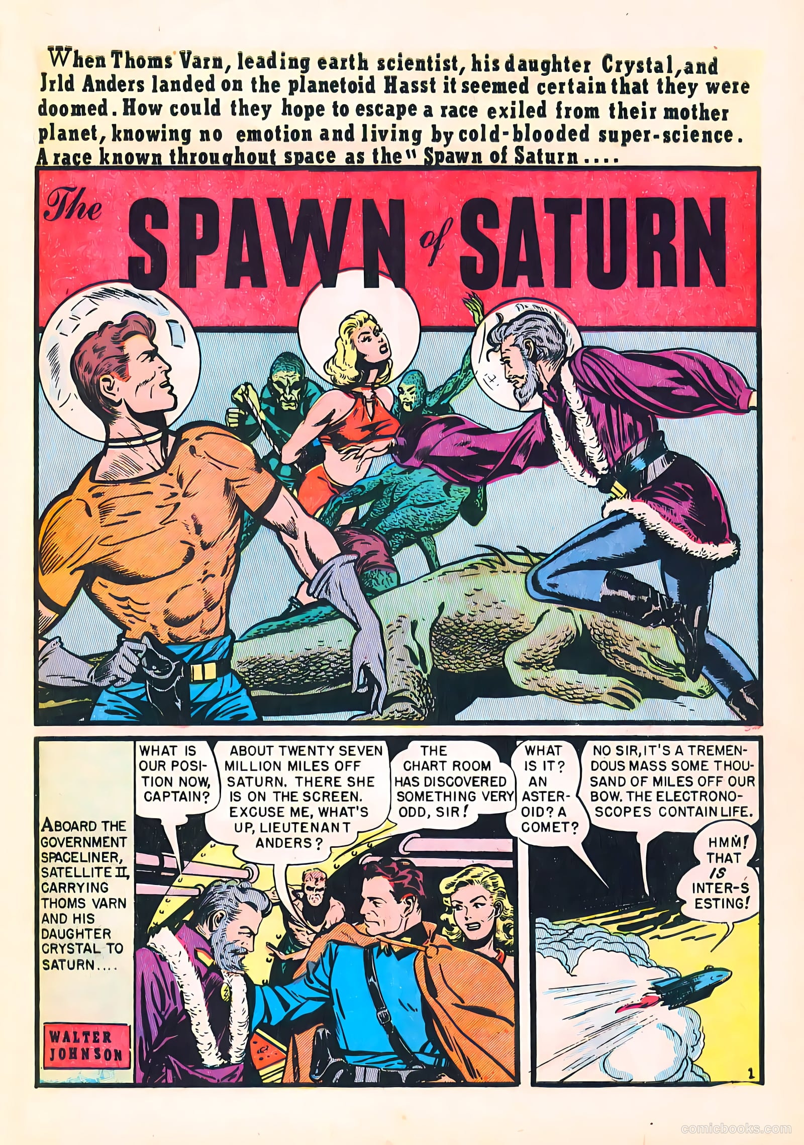 Captain Science #1 (1950) — page 27