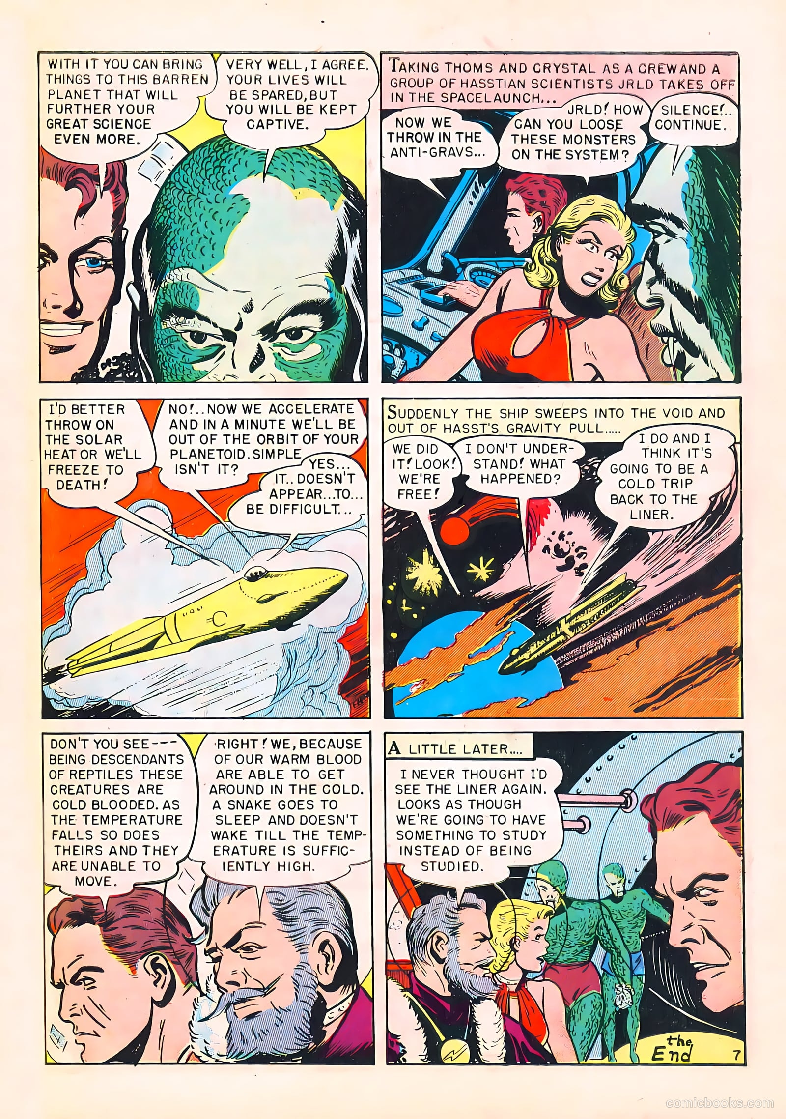 Captain Science #1 (1950) — page 33
