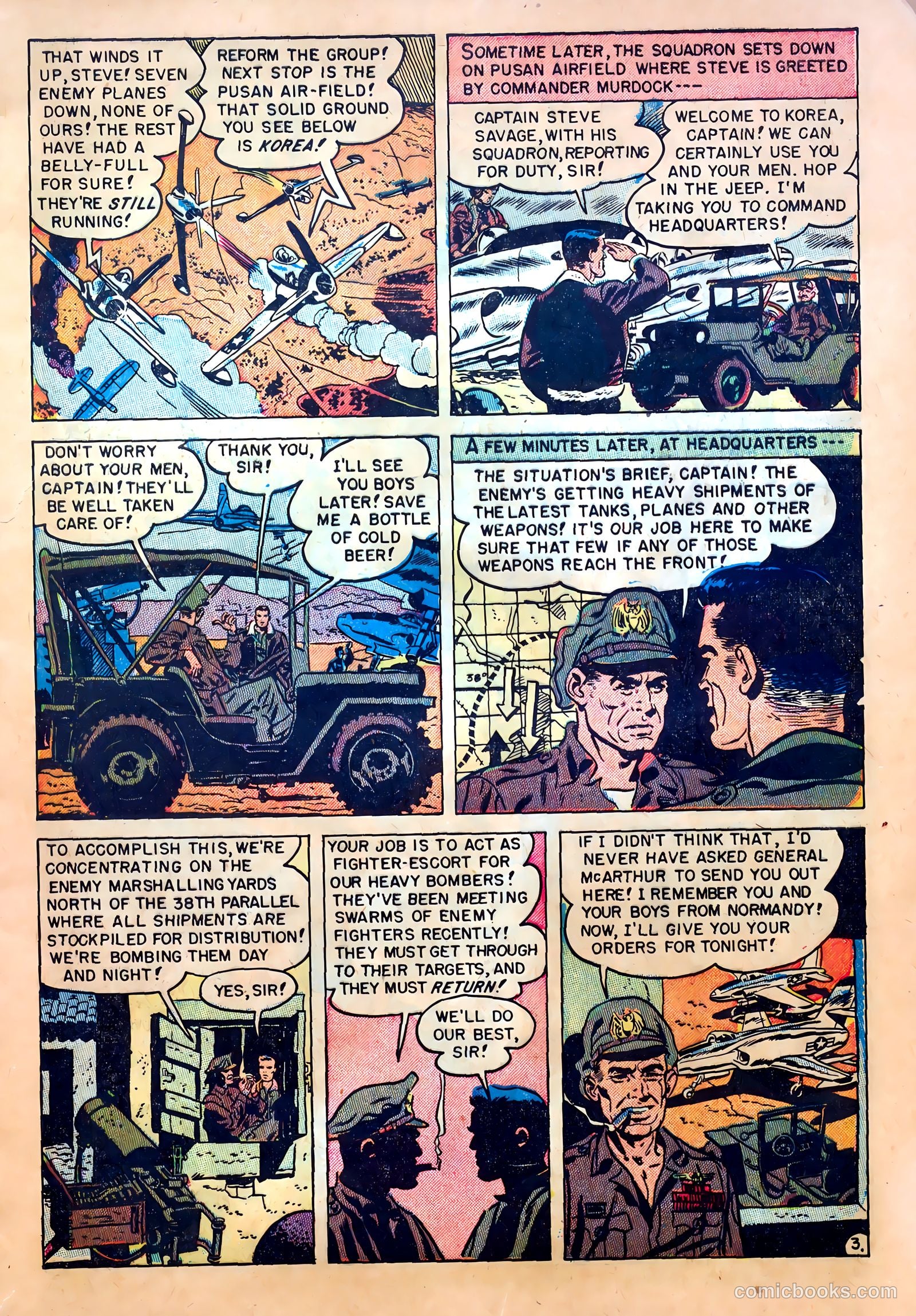 Captain Steve Savage #1 (1951) — page 5 of 36