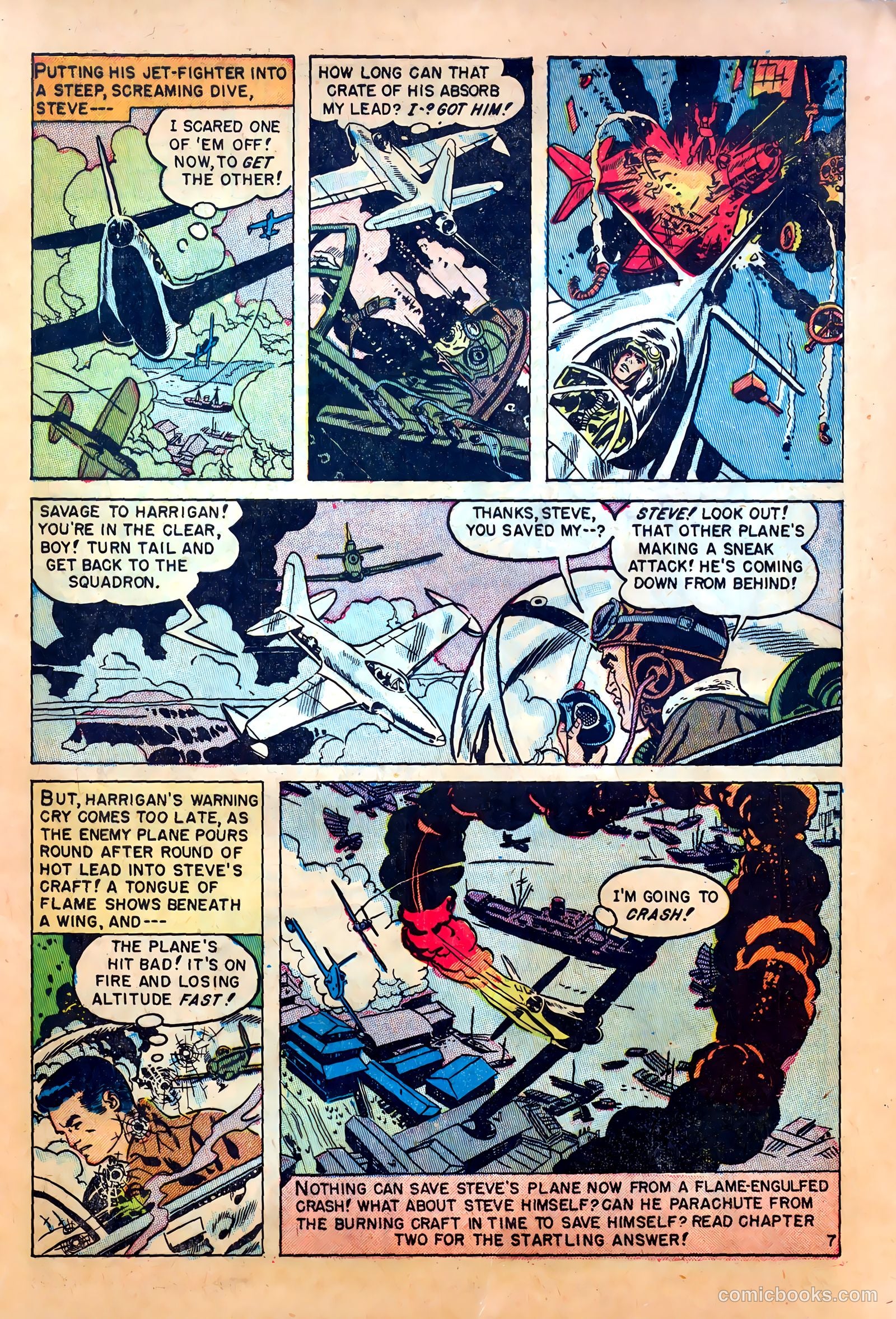 Captain Steve Savage #1 (1951) — page 9 of 36