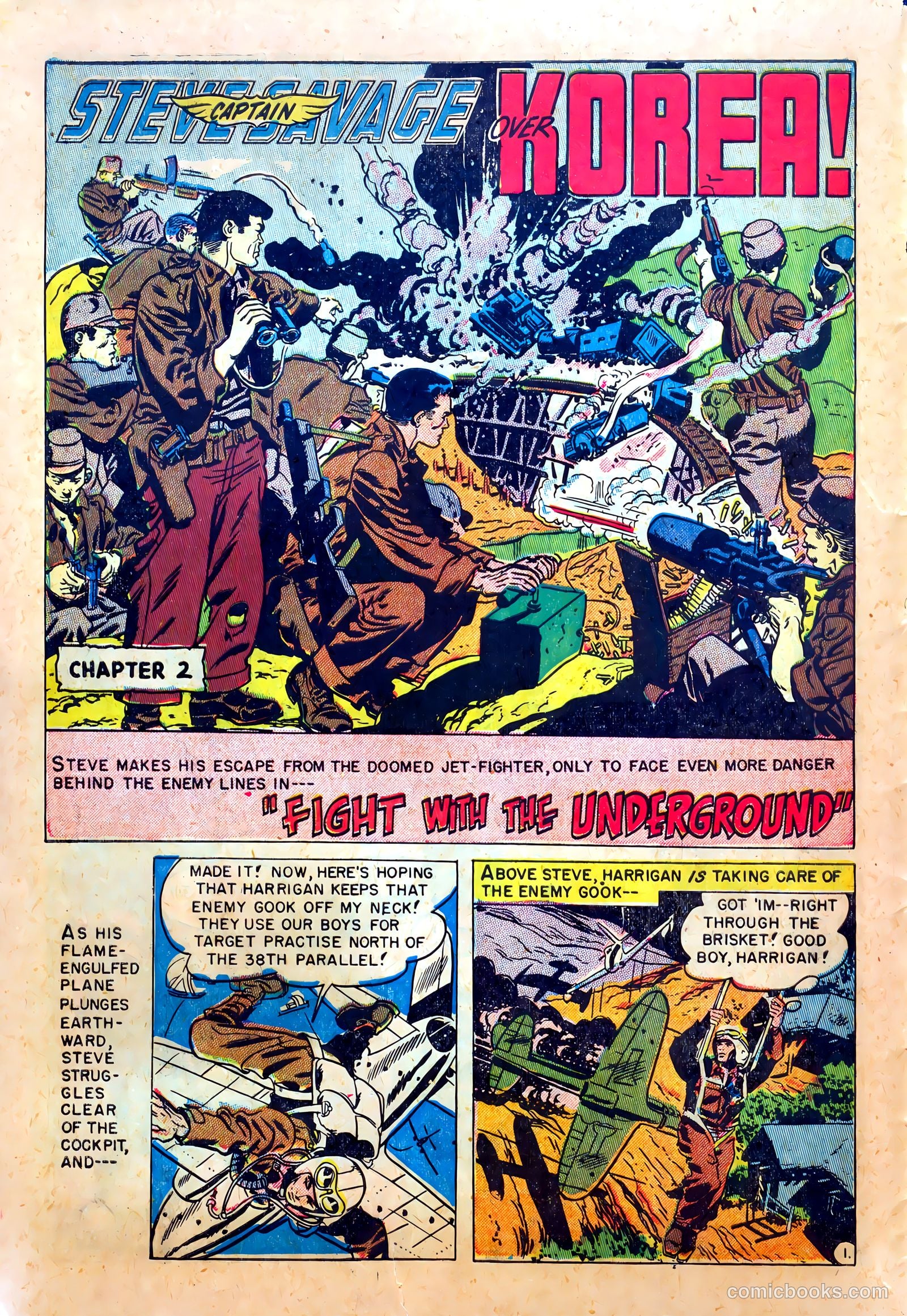Captain Steve Savage #1 (1951) — page 10 of 36