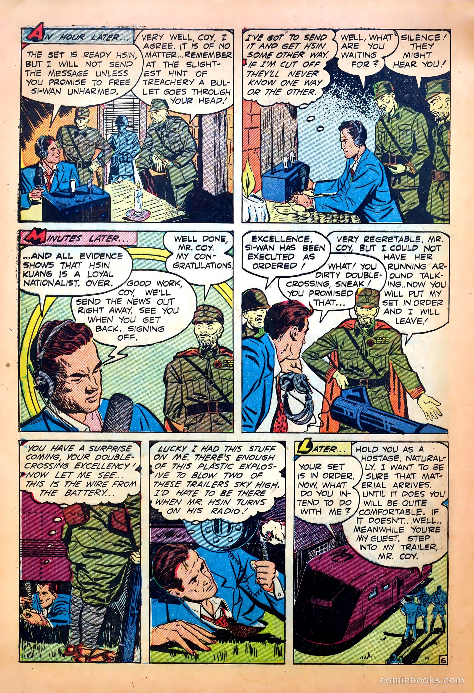 Captain Steve Savage #1 (1951) — page 32 of 36