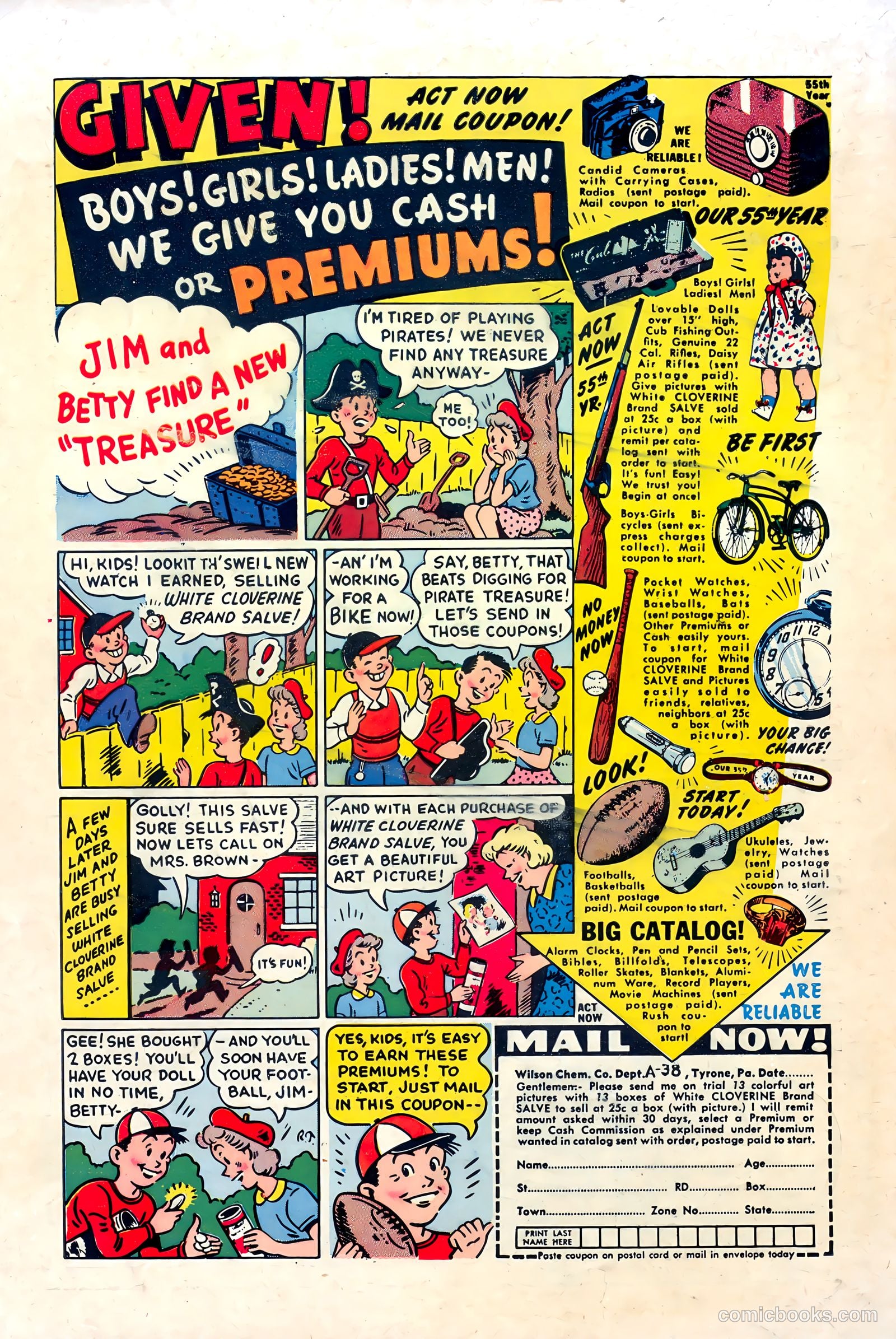 Captain Steve Savage #1 (1951) — page 36 of 36
