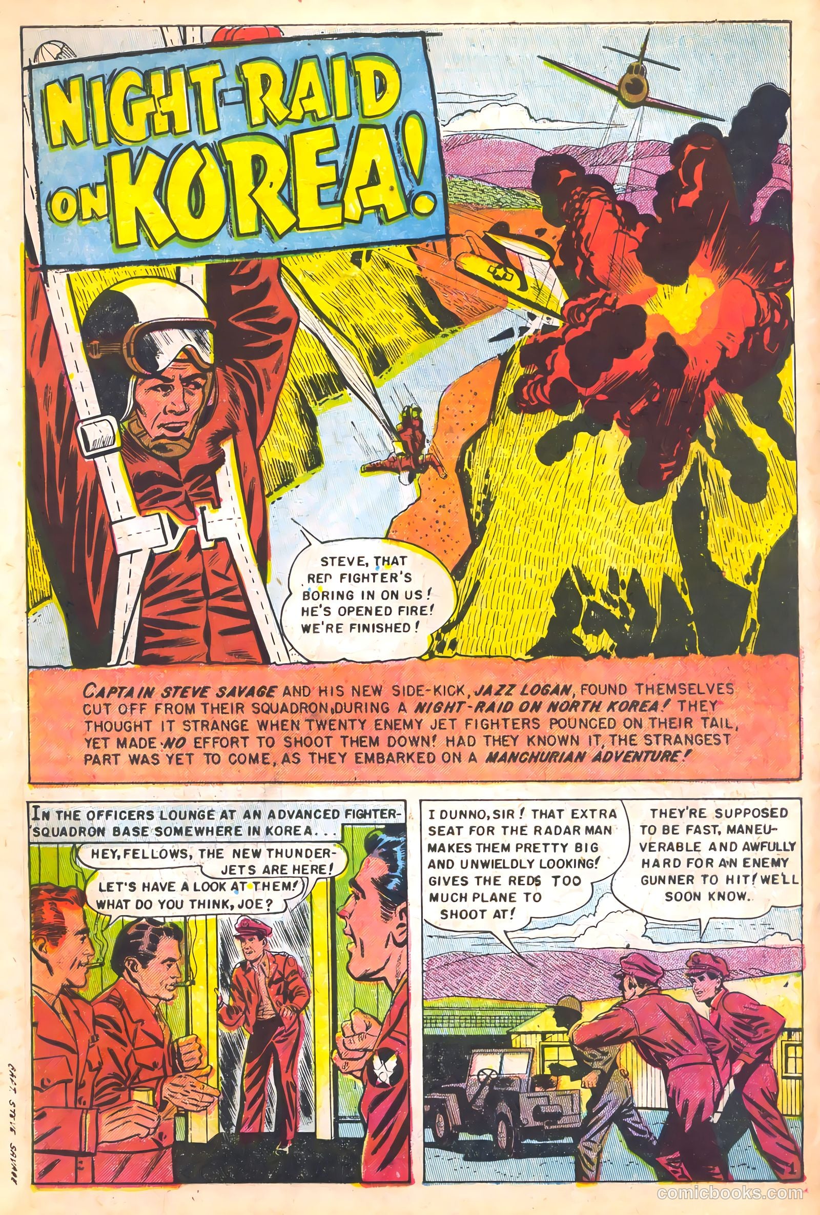 Captain Steve Savage #7 (1955) — page 3 of 36
