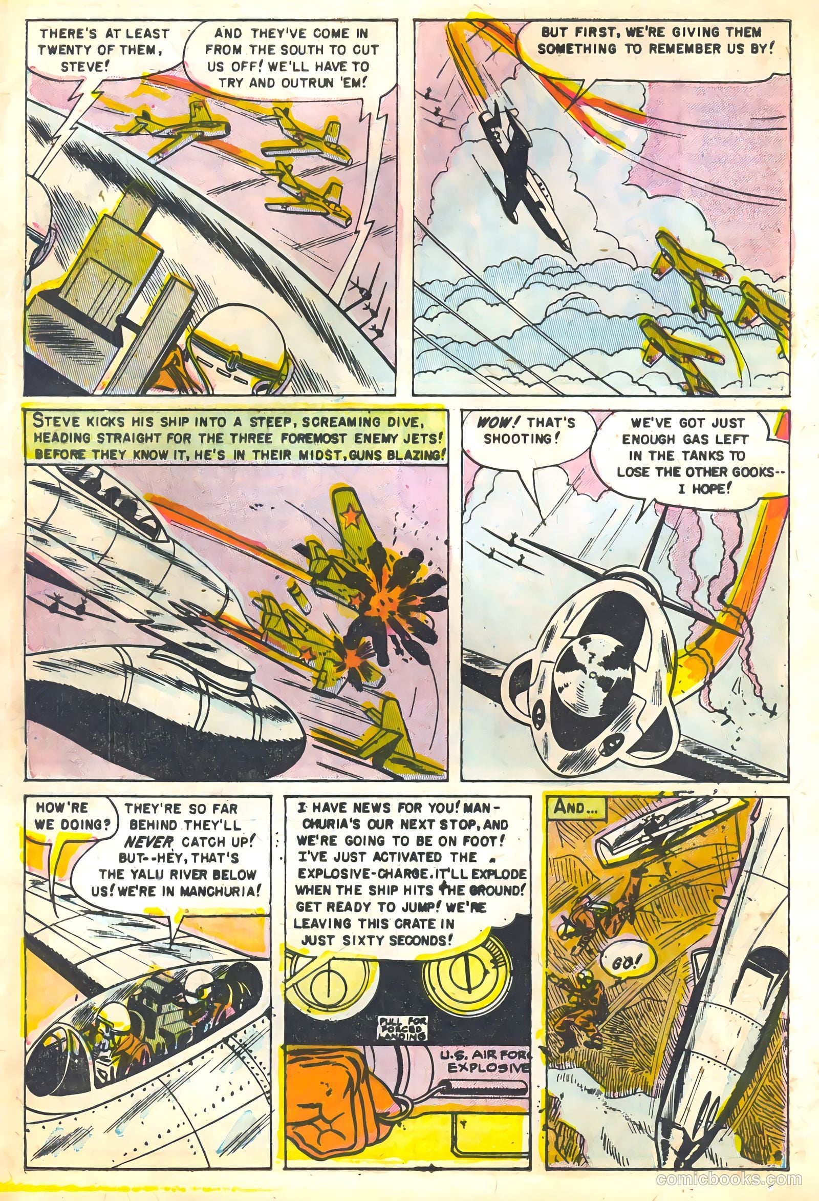 Captain Steve Savage #7 (1955) — page 8 of 36