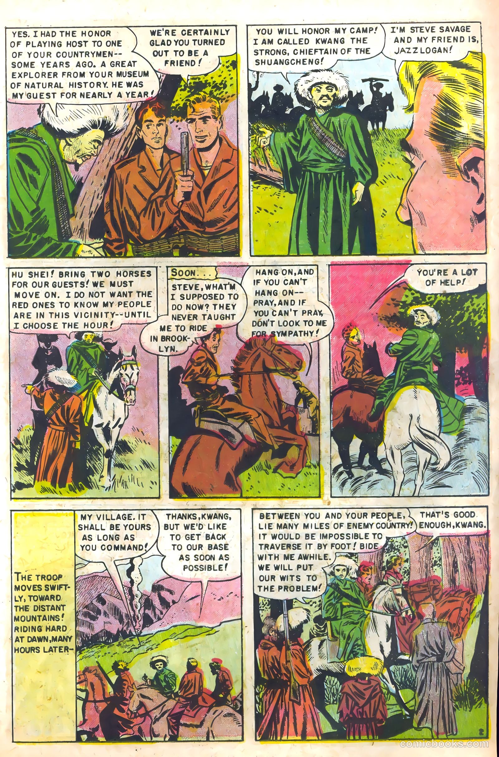 Captain Steve Savage #7 (1955) — page 11 of 36