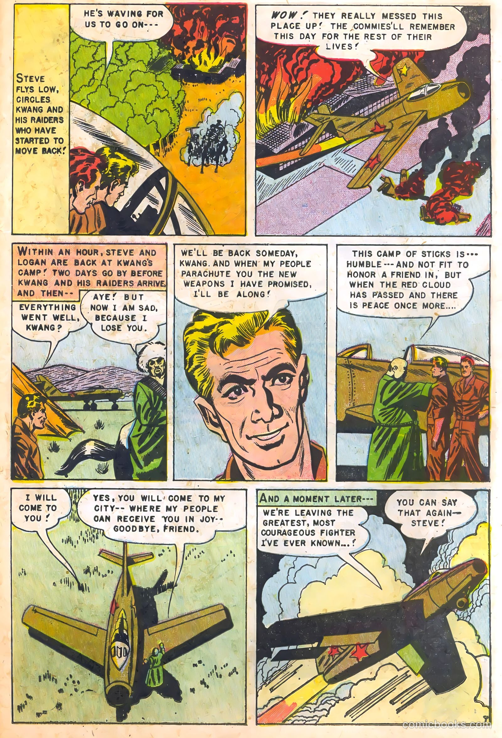 Captain Steve Savage #7 (1955) — page 23 of 36