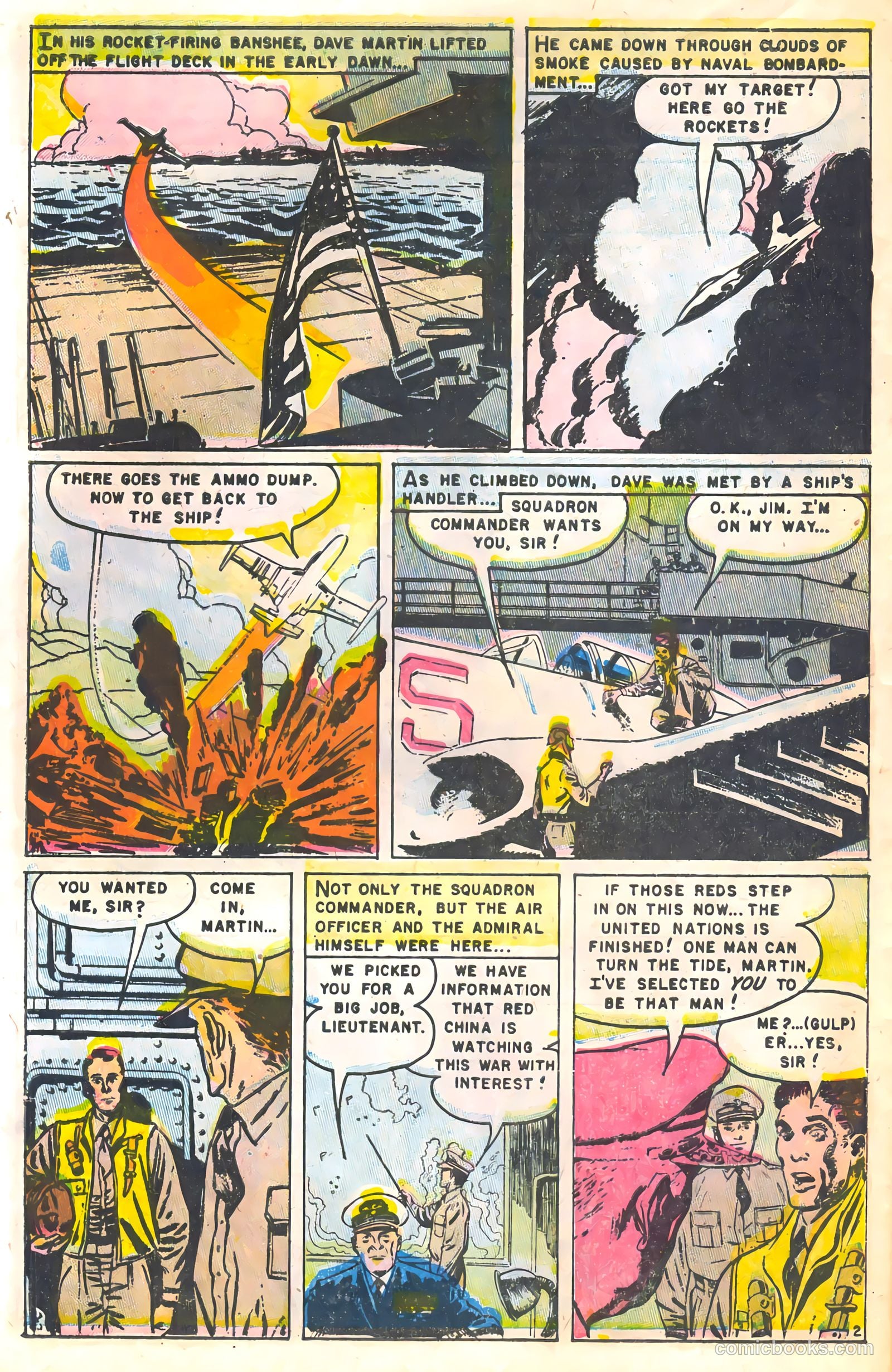 Captain Steve Savage #7 (1955) — page 28 of 36