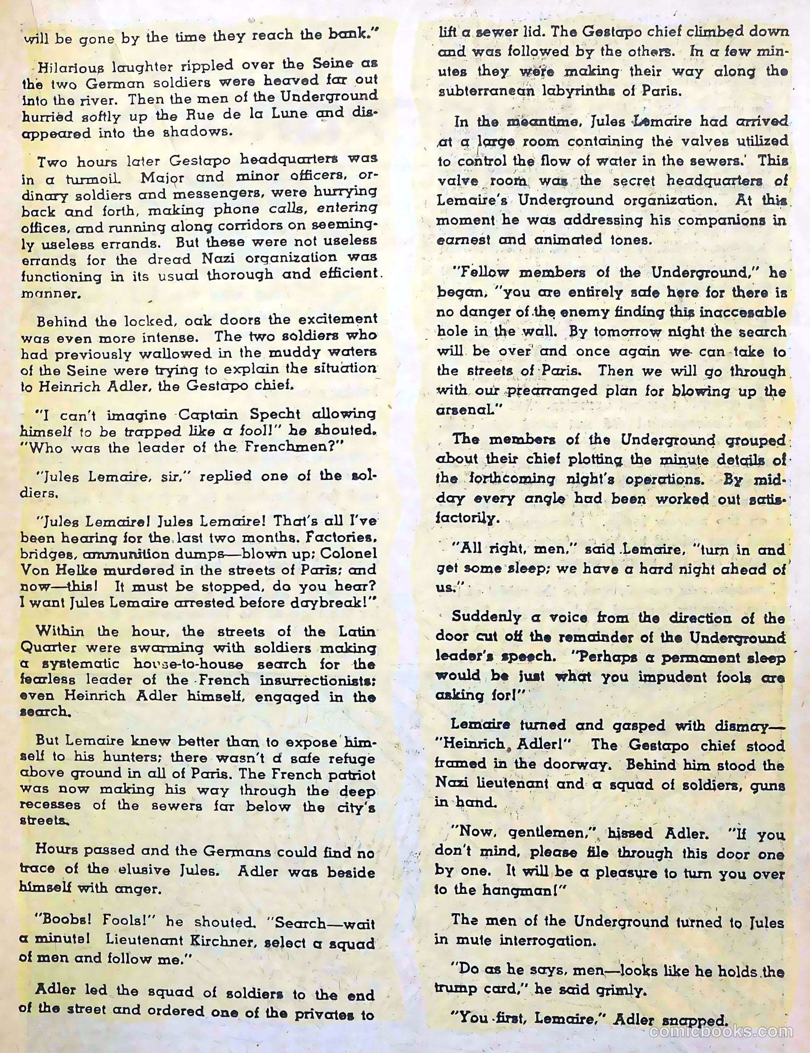 Captain Stone Comics #10 (1943) — page 35 of 68