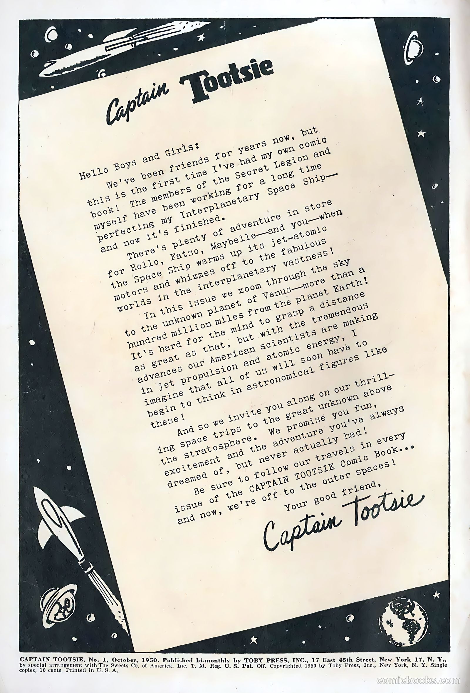 Captain Tootsie #1 (1950) — page 2