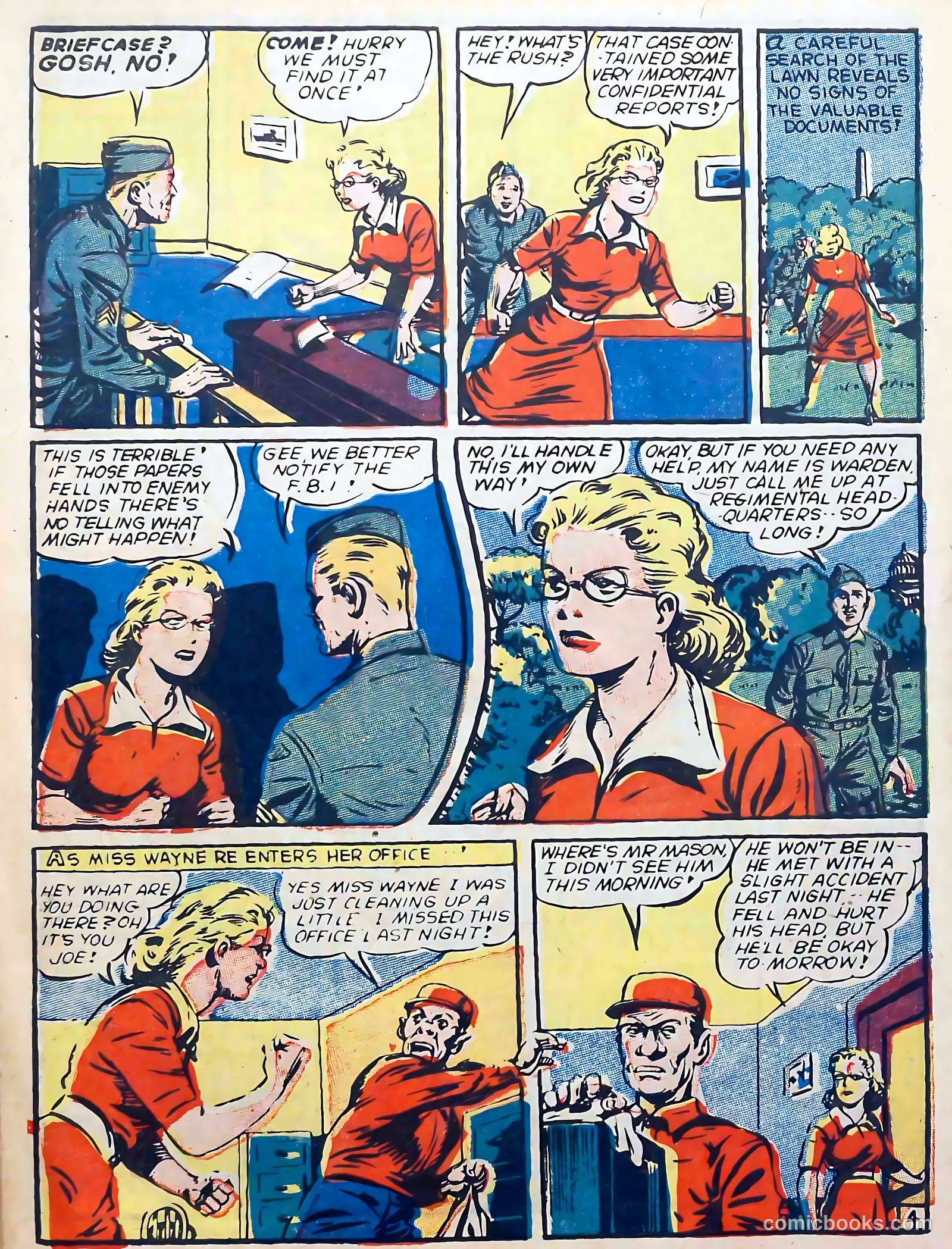 Captain Triumph Comics #10 (1948) — page 54 of 68