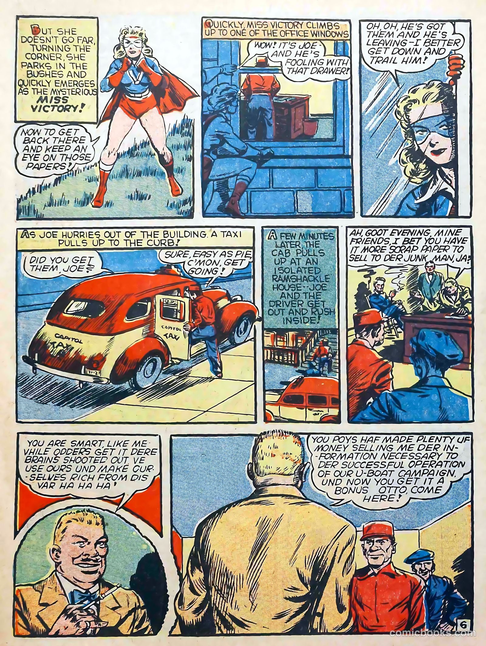 Captain Triumph Comics #10 (1948) — page 56 of 68