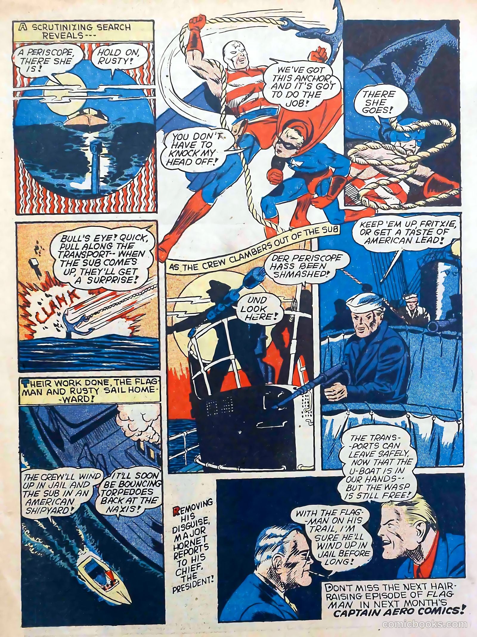 Captain Triumph Comics #10 (1948) — page 66 of 68