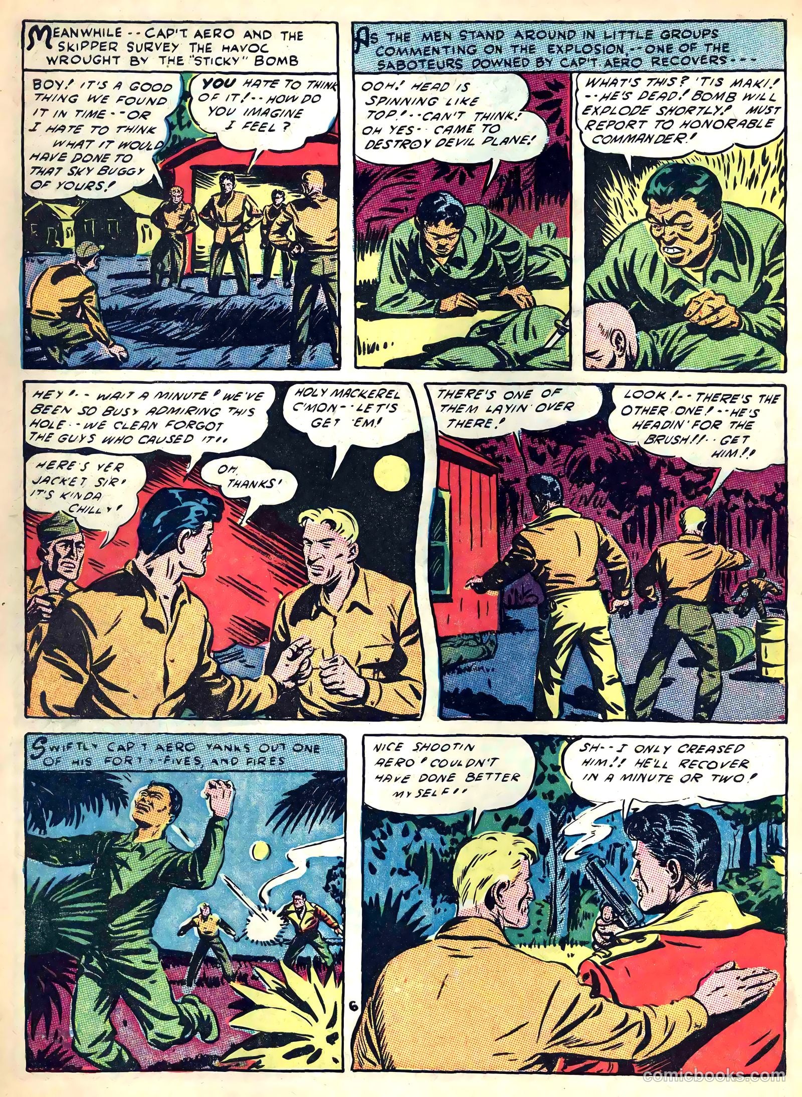 Captain Triumph Comics #13 (1944) — page 8 of 60