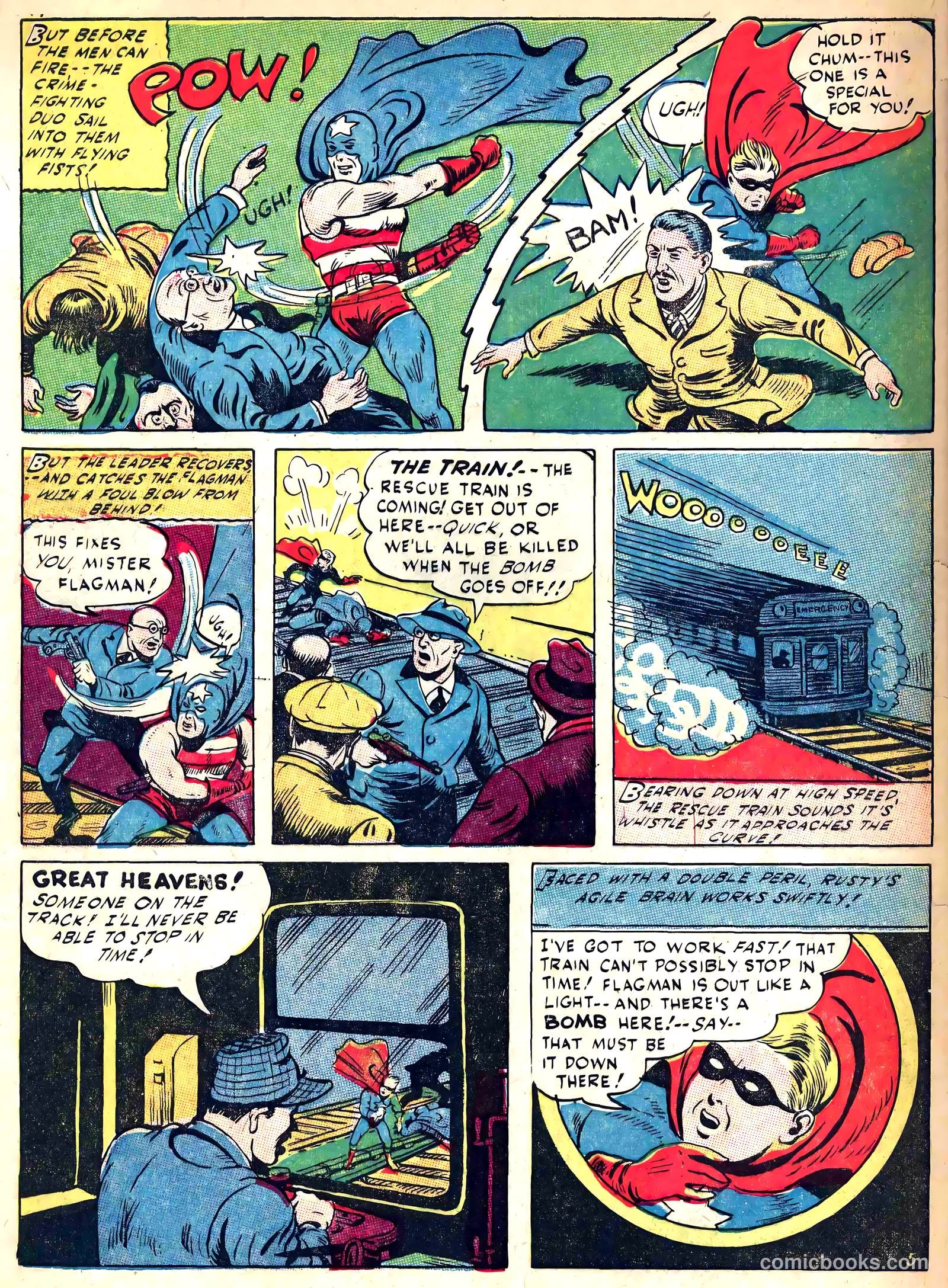 Captain Triumph Comics #13 (1944) — page 56 of 60