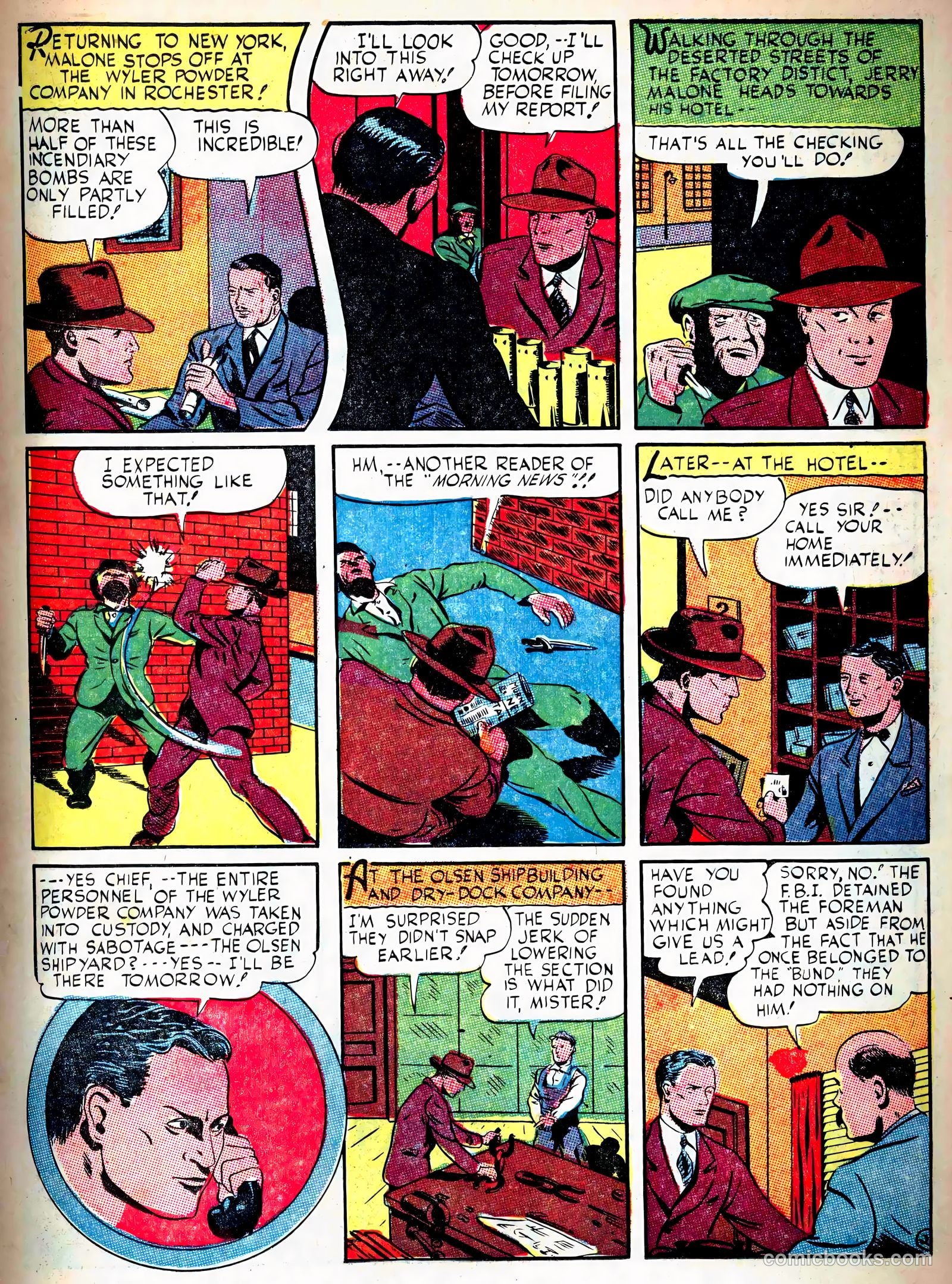 Captain Triumph Comics #14 (1944) — page 19 of 60