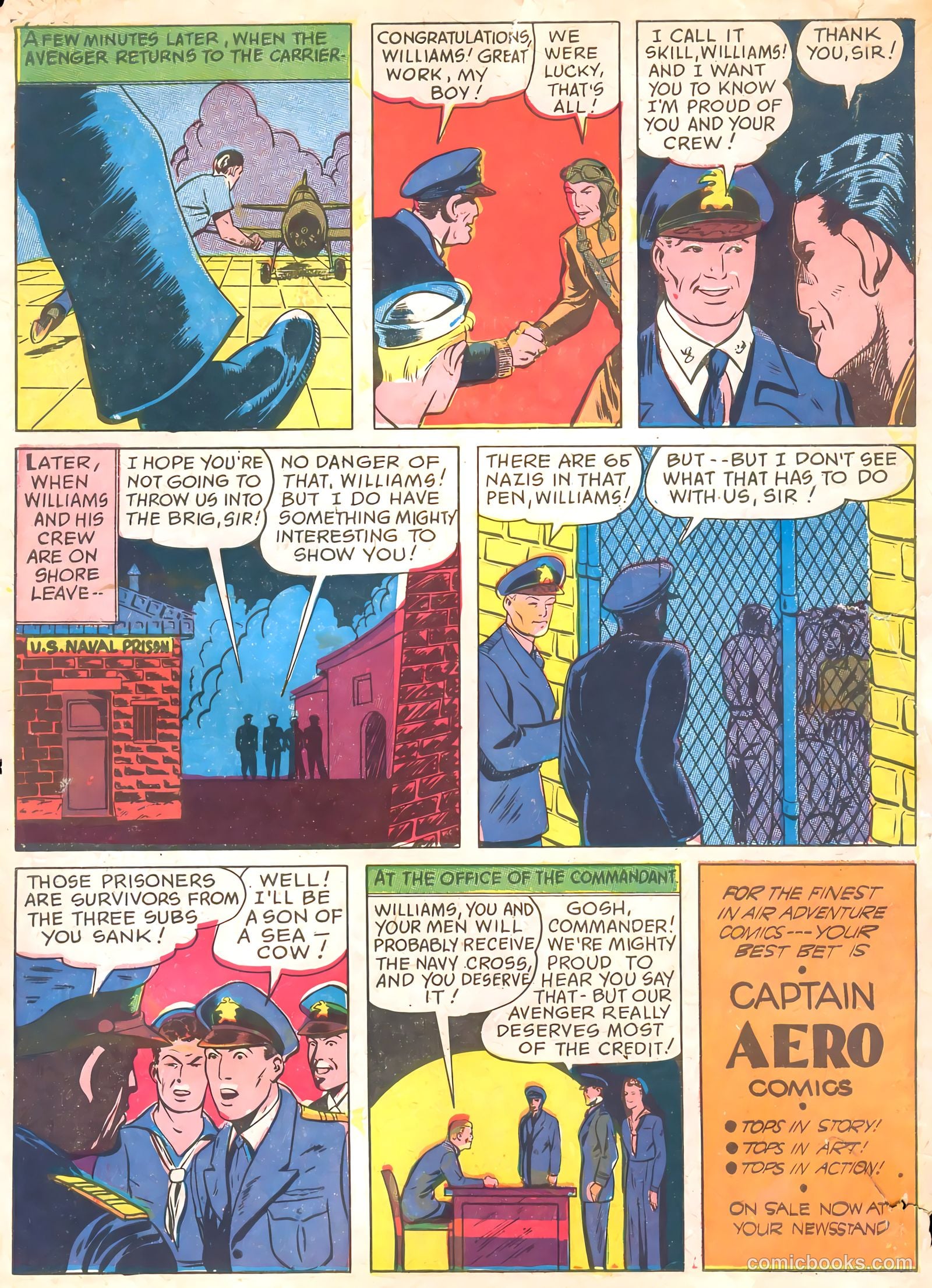 Captain Triumph Comics #15 (1949) — page 50 of 52