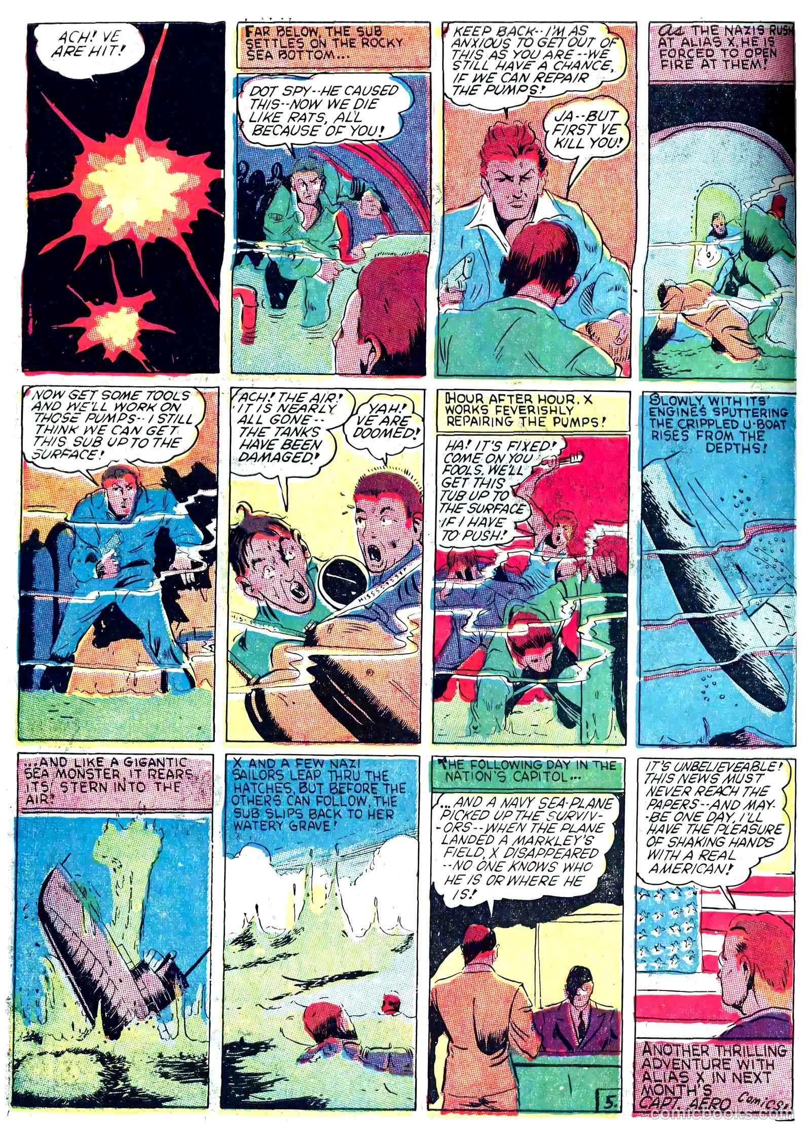 Captain Triumph Comics #4 (1942) — page 16 of 68