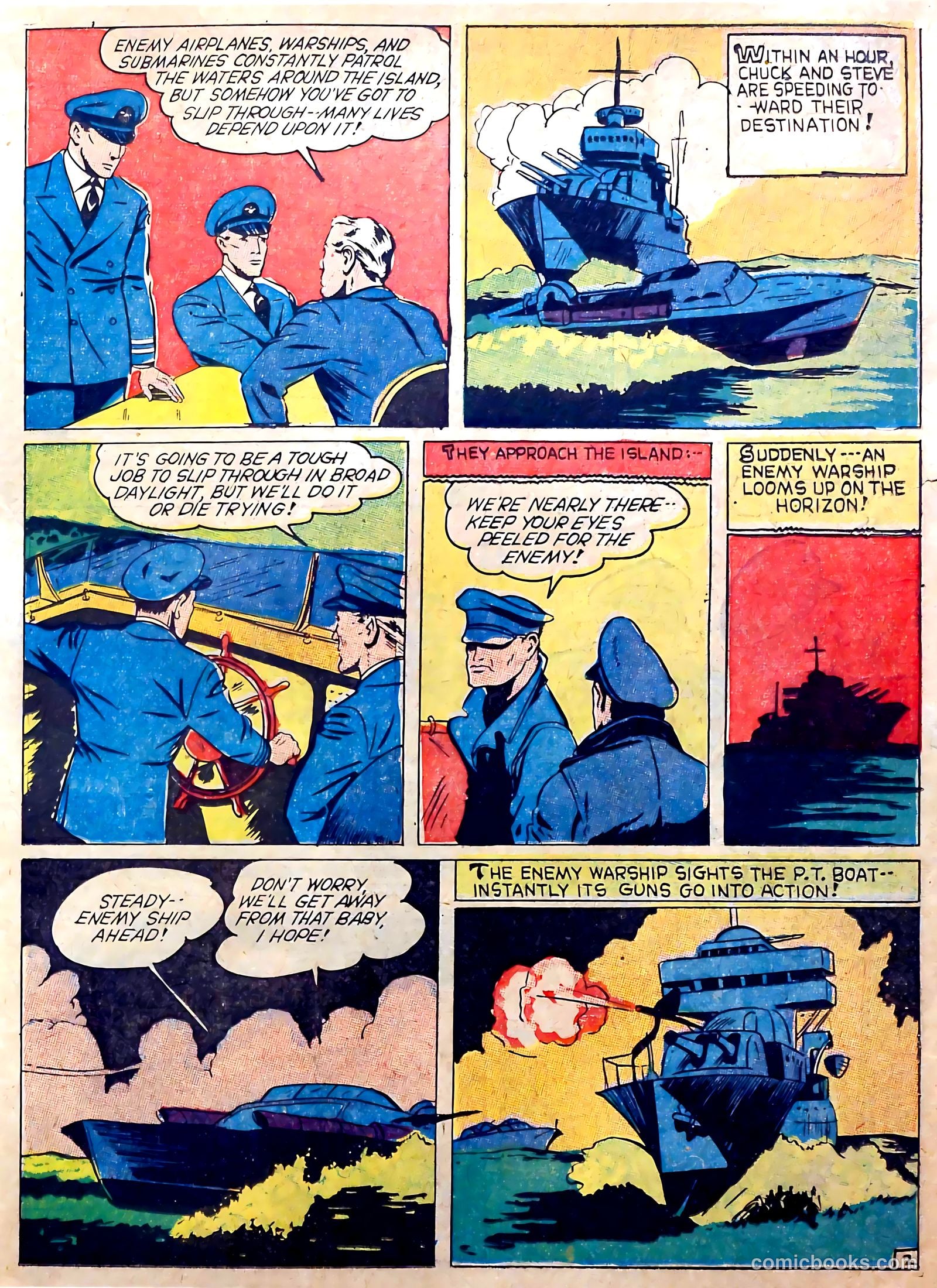 Captain Triumph Comics #6 (1942) — page 35 of 68