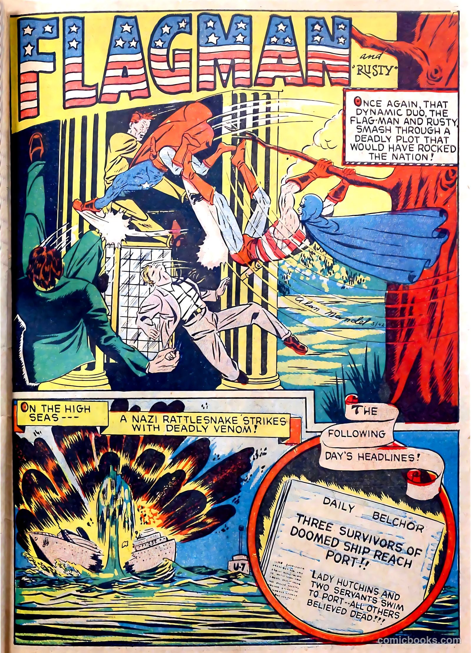 Captain Triumph Comics #6 (1942) — page 59 of 68