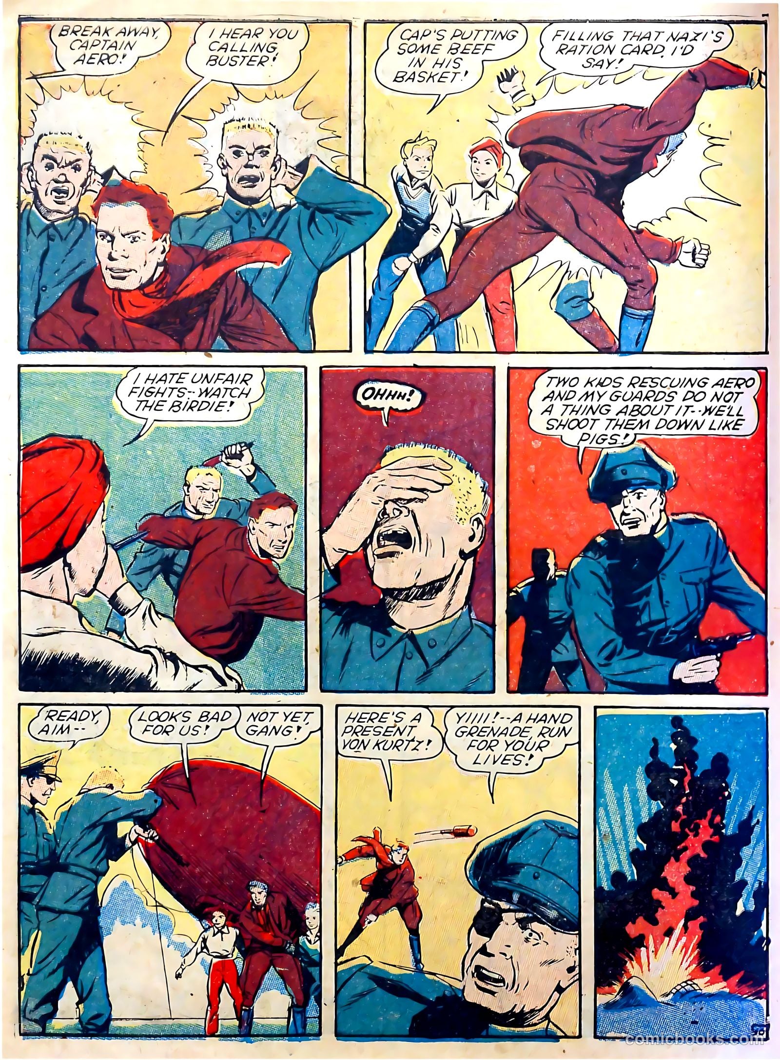 Captain Triumph Comics #7 (1948) — page 12 of 68
