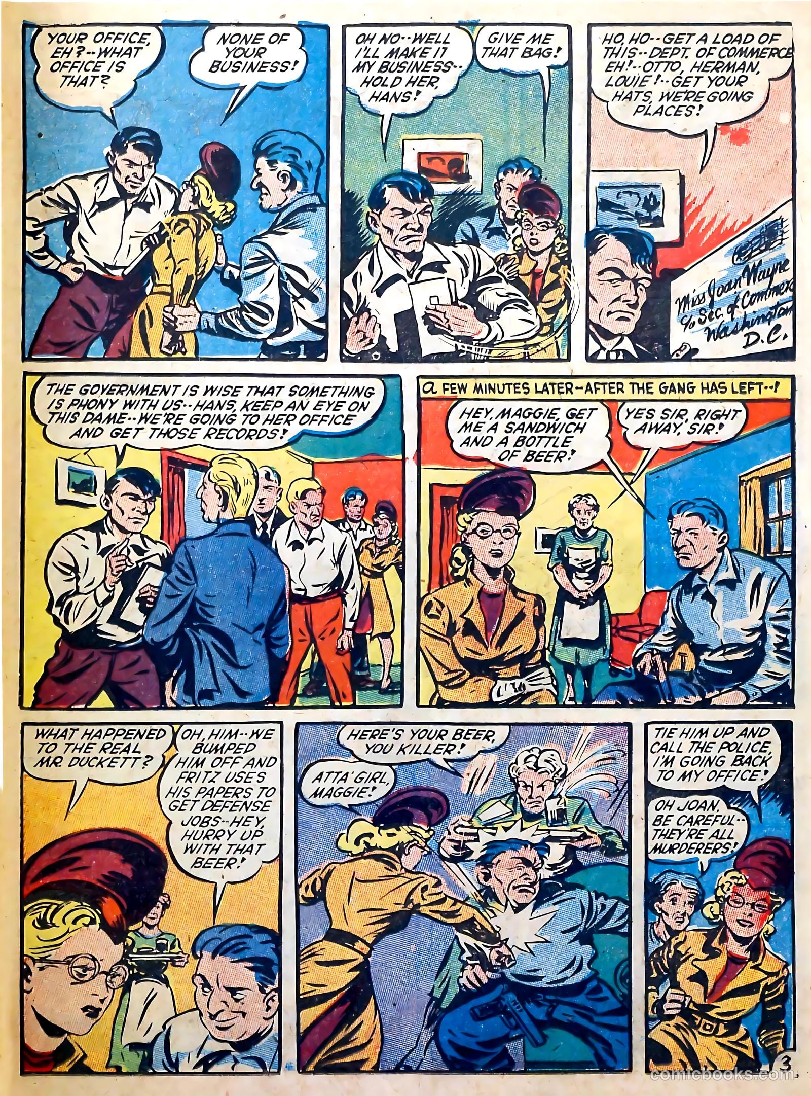 Captain Triumph Comics #7 (1948) — page 49 of 68