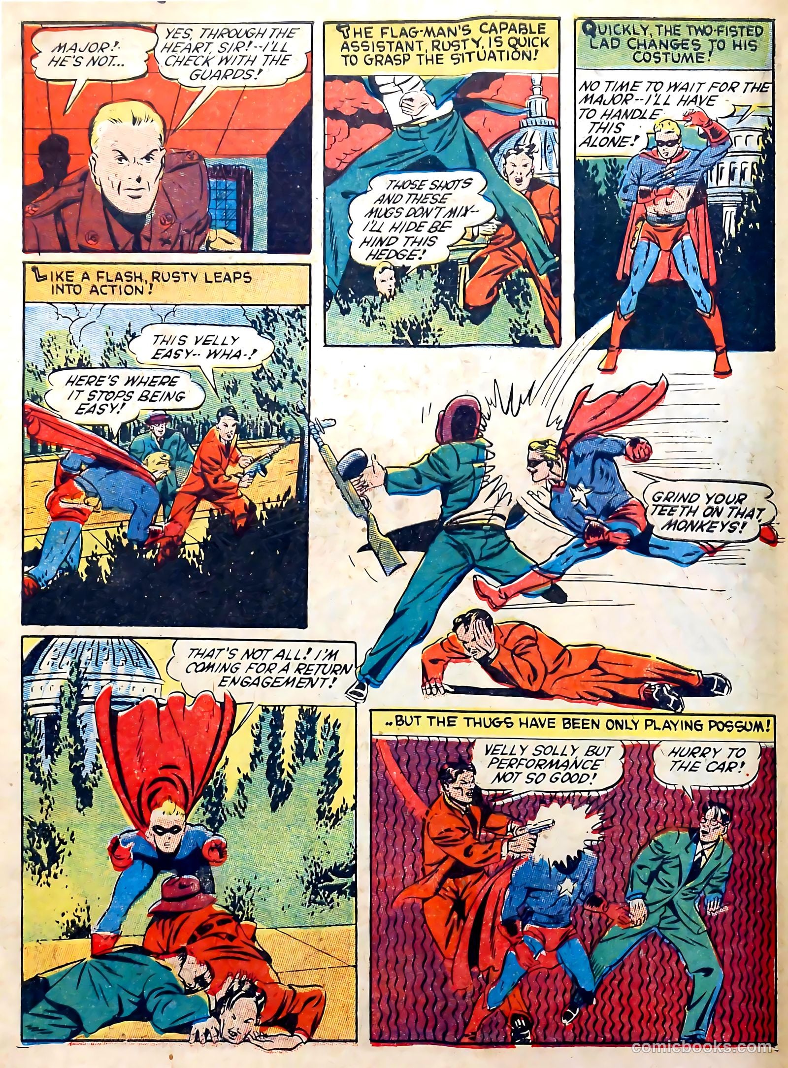 Captain Triumph Comics #7 (1948) — page 60 of 68