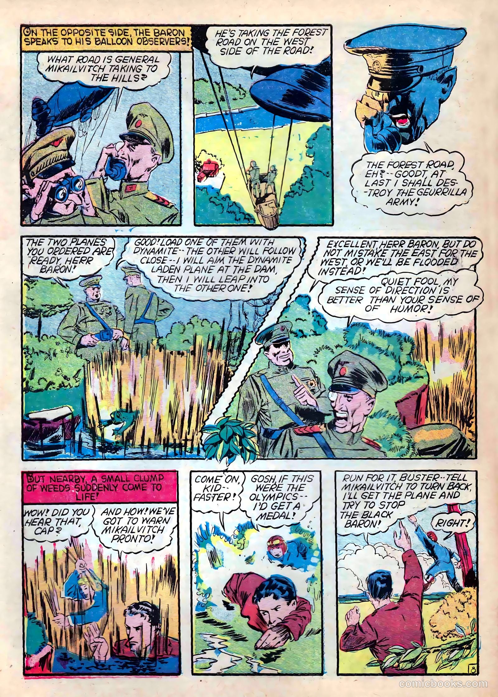 Captain Triumph Comics #9 (1948) — page 10 of 69