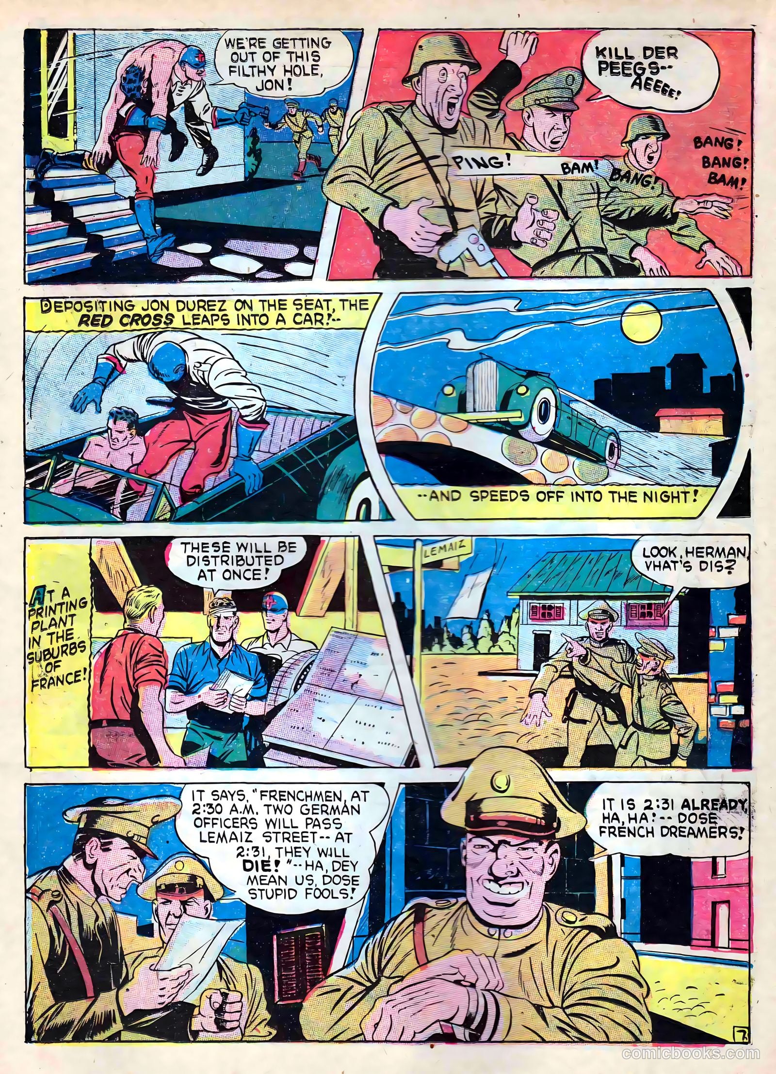 Captain Triumph Comics #9 (1948) — page 32 of 69