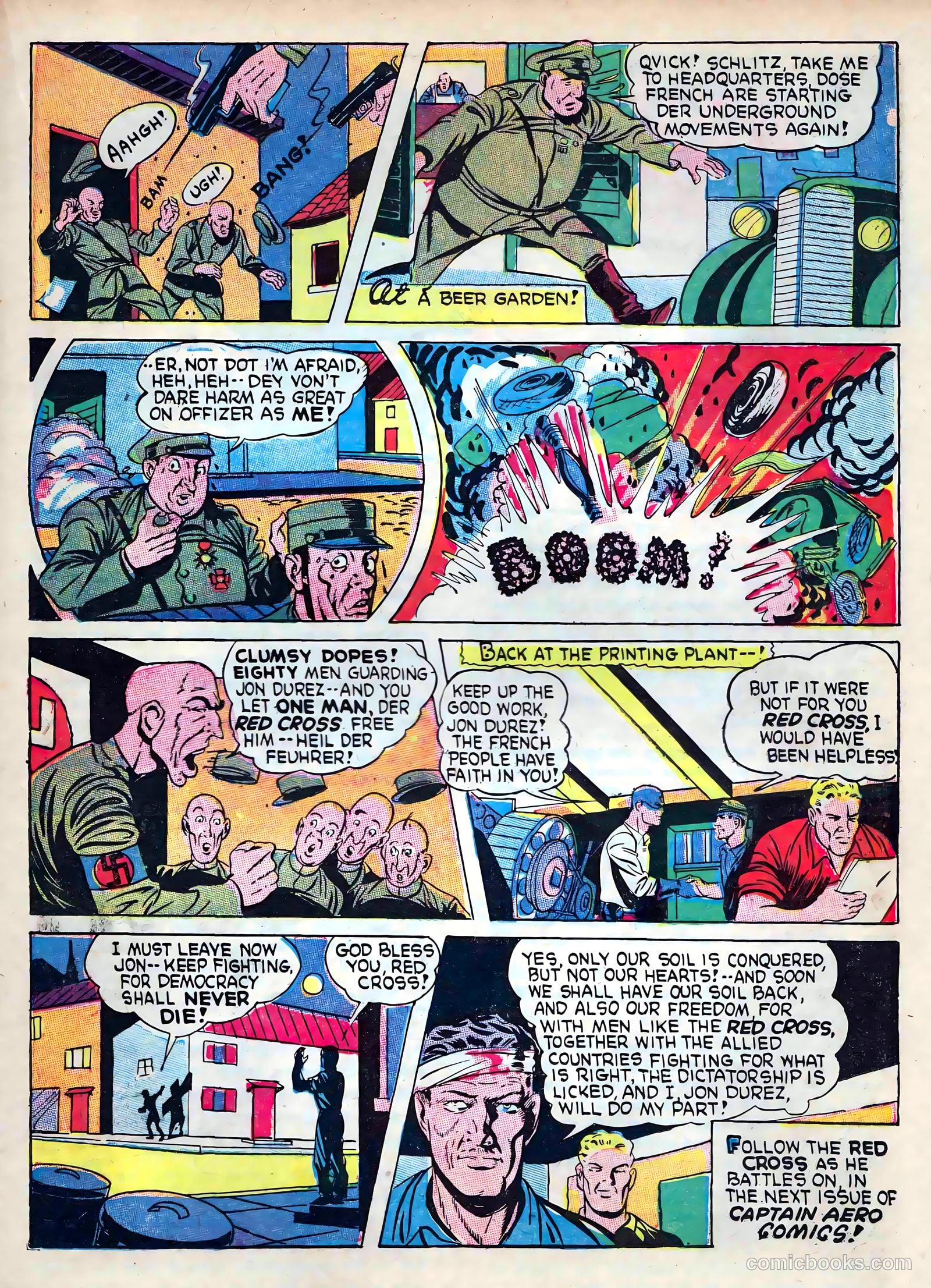 Captain Triumph Comics #9 (1948) — page 33 of 69